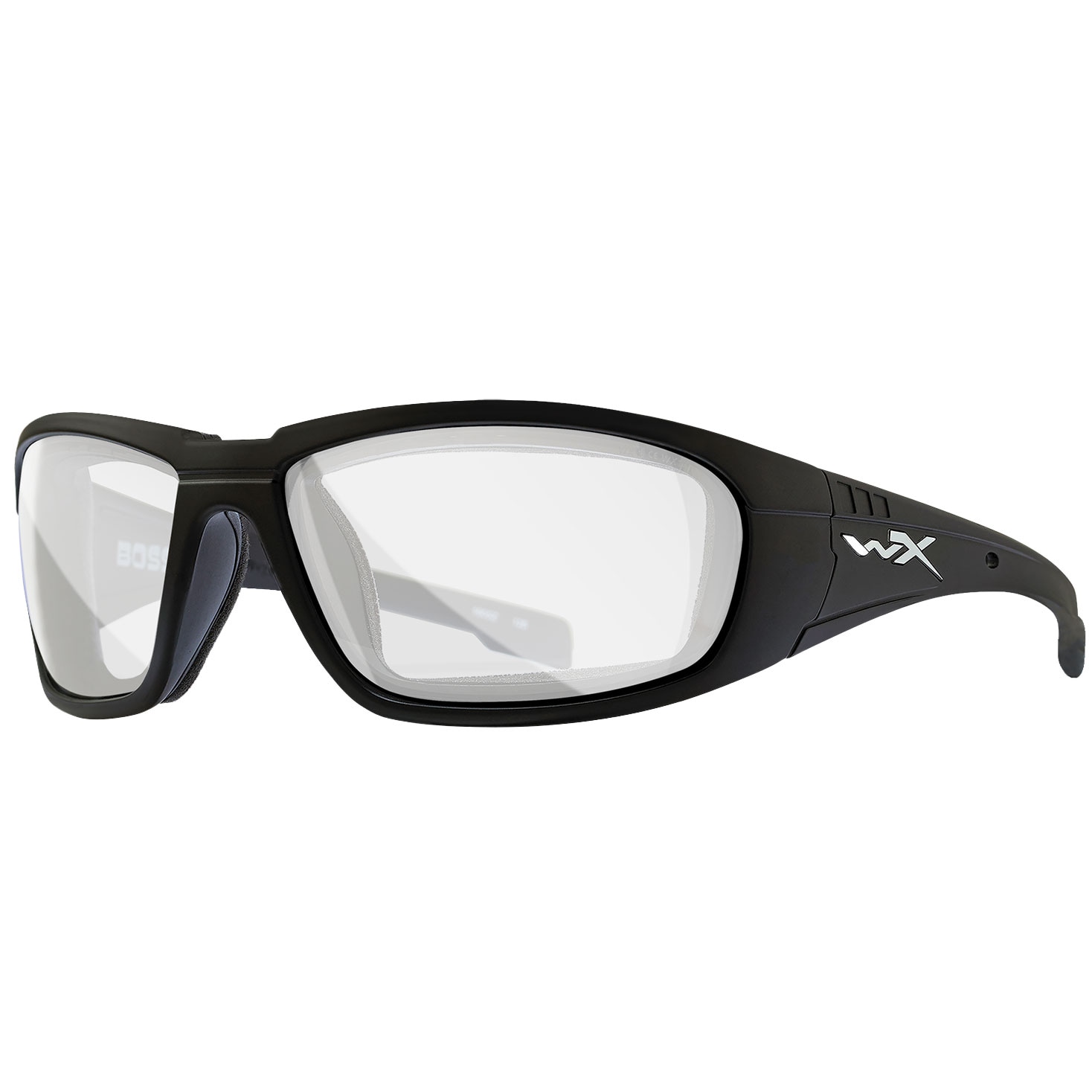 Wiley X - Boss Taktische Schutzbrille - Clear/Matte Black