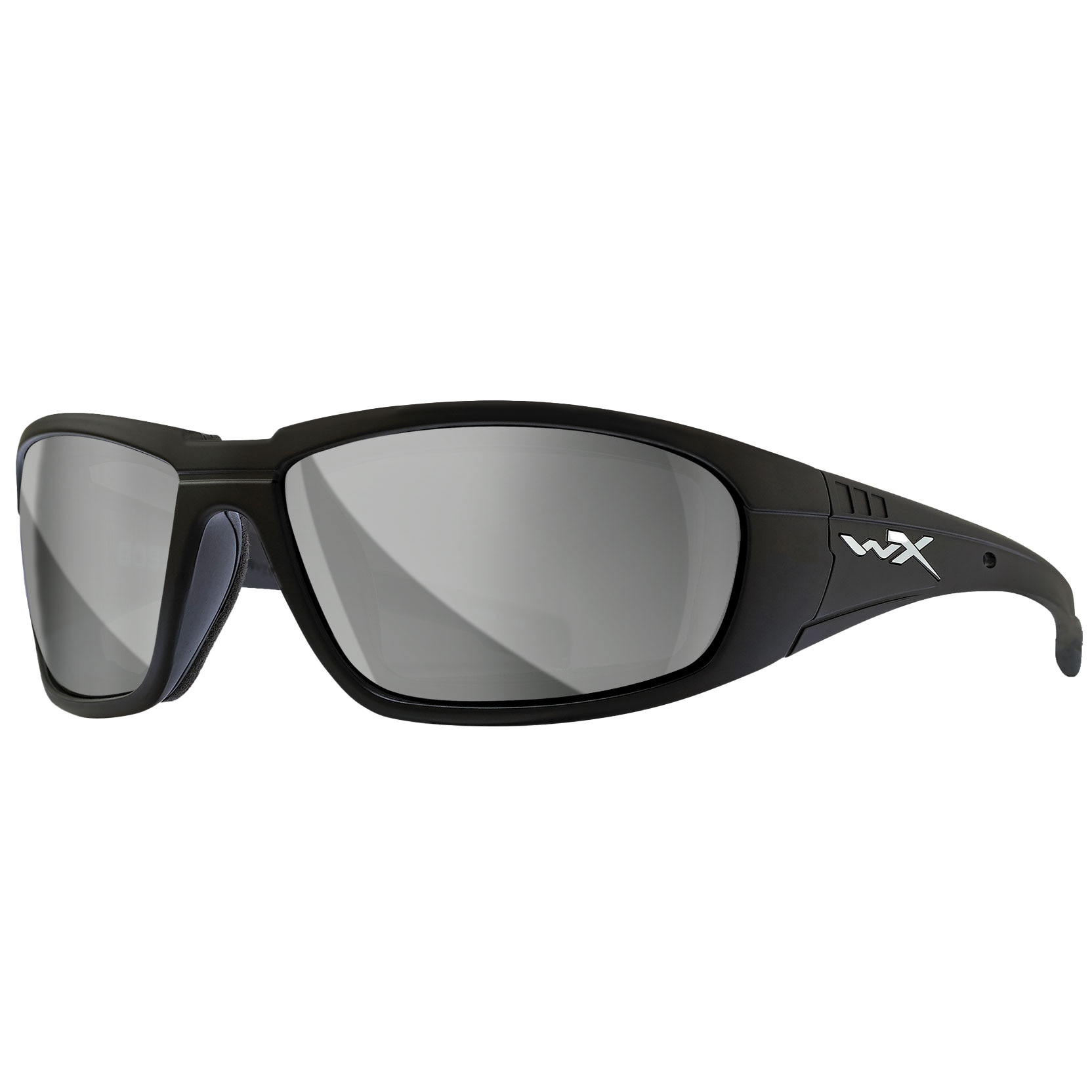 Wiley X - Boss Taktische Schutzbrille - Silver Flash/Matte Black