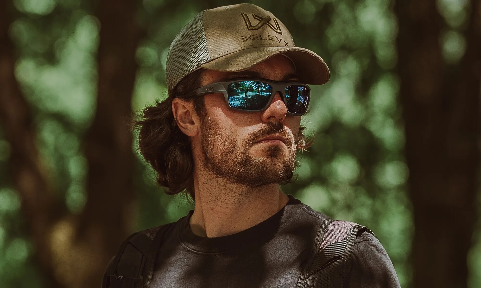 Wiley X - Ozone Taktische Brille - Captivate Polarized Blue Mirror/Matte Grey