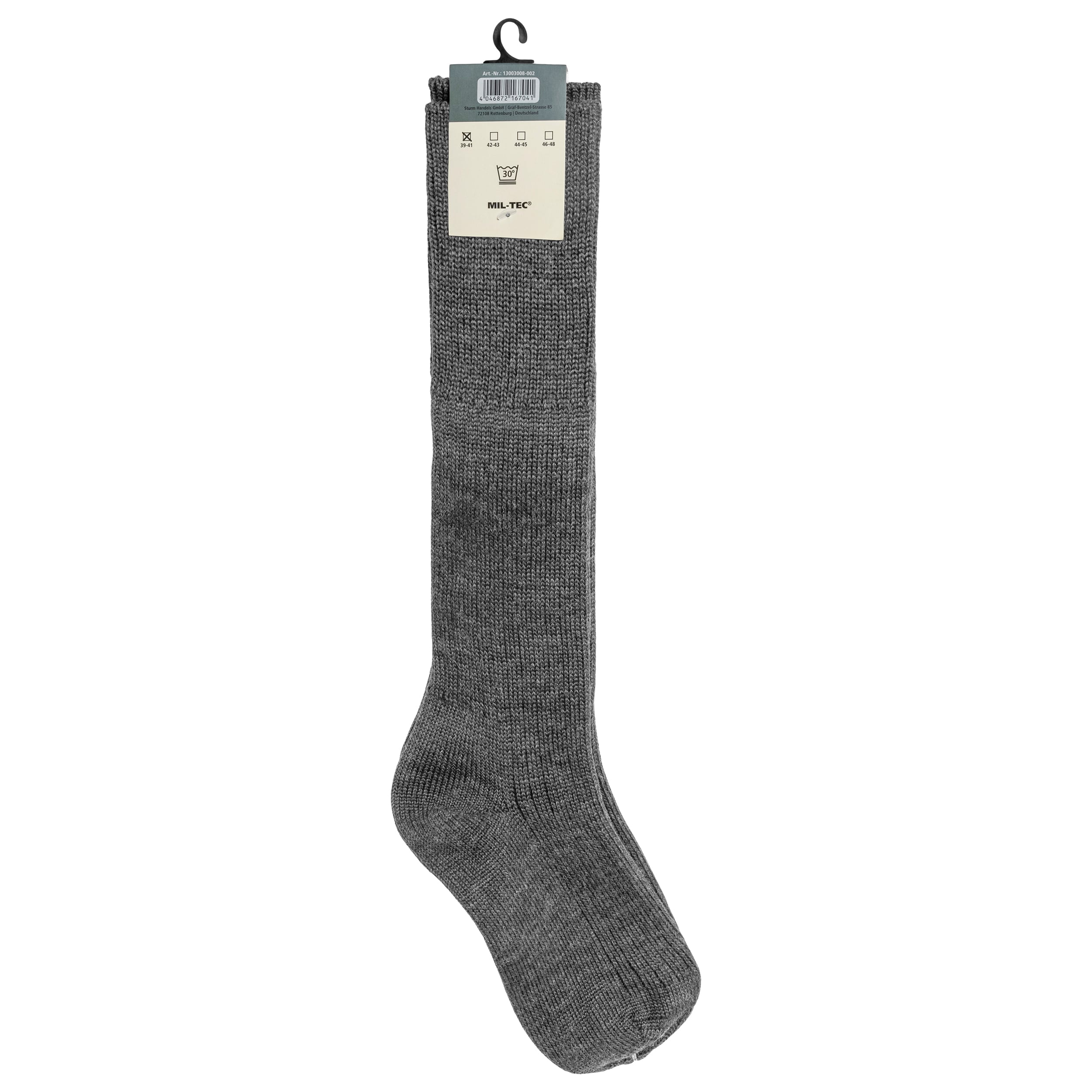 Mil-Tec - German Boot Socks Socken- Grey