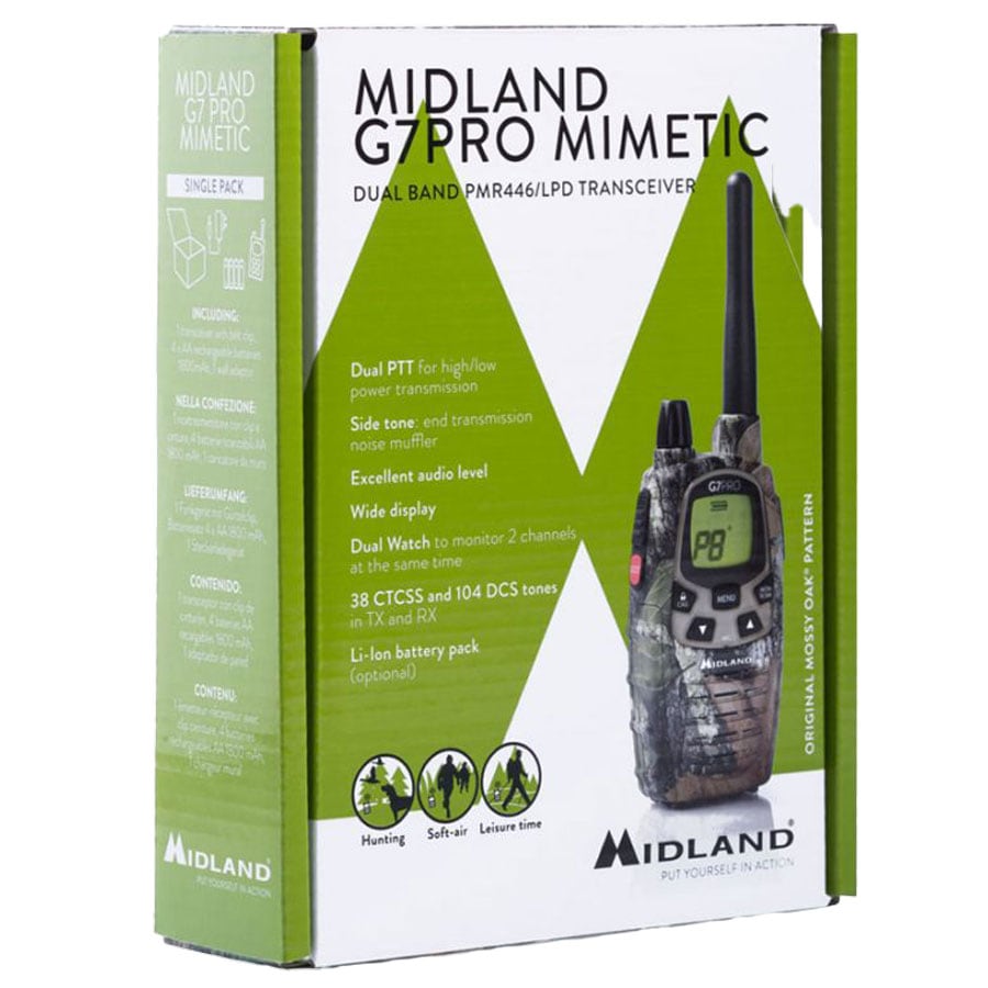 Midland - G7 Pro PMR - Funkgerät - Camo