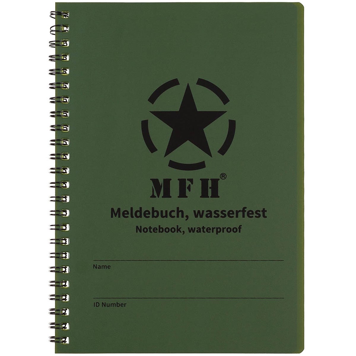 MFH - Wasserdichtes Notizbuch 150 x 210 mm