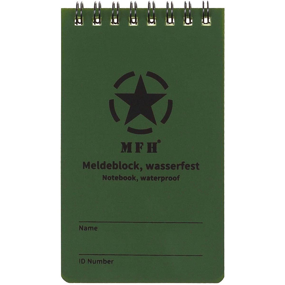 MFH - Wasserdichtes Notizbuch 75 x 130 mm