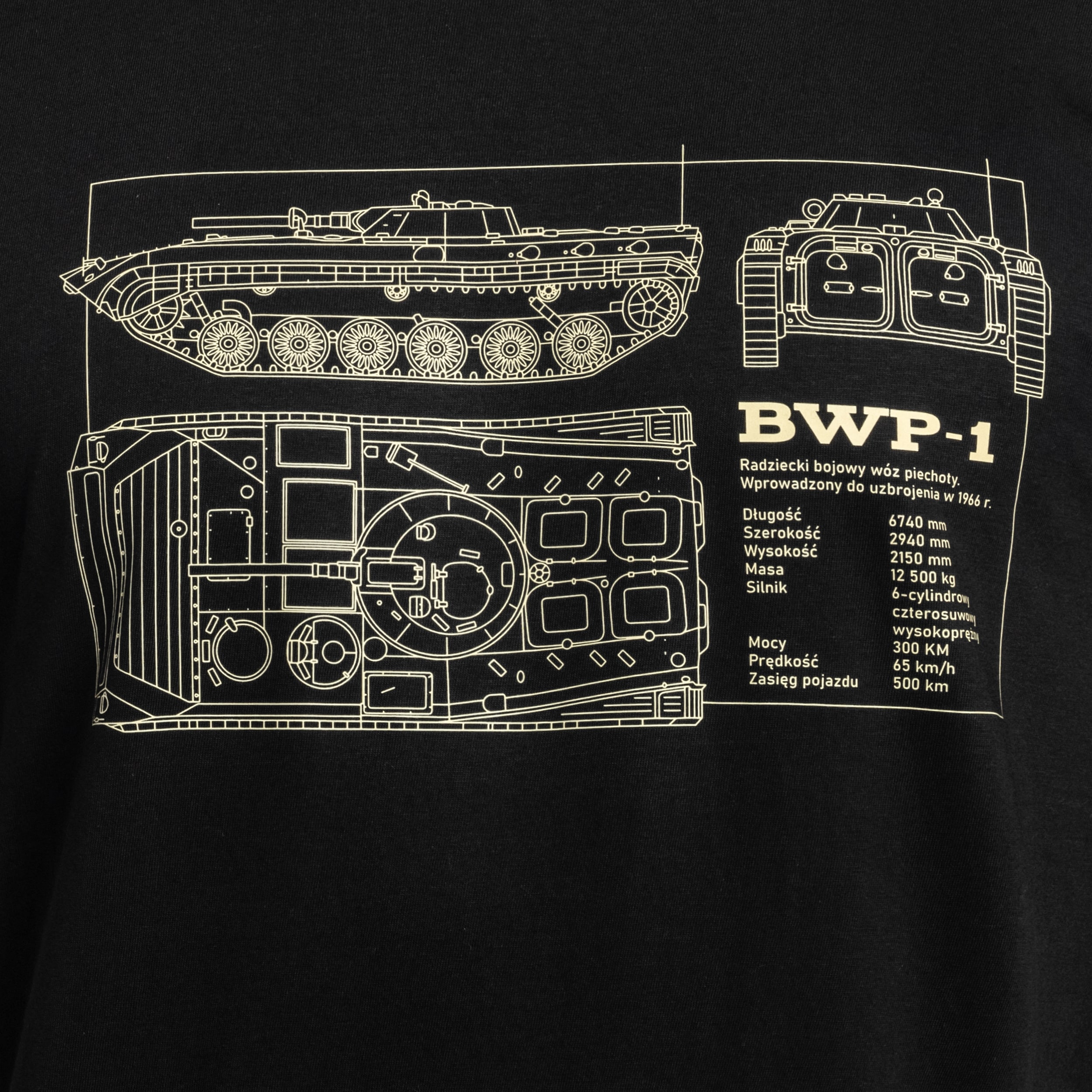 BWP-1 T-Shirt - Black