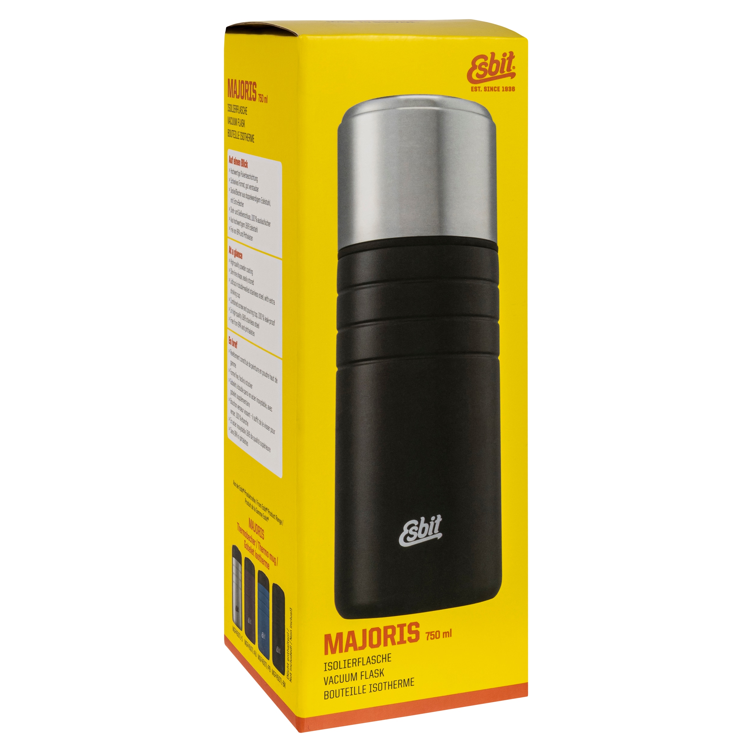 Esbit - Majoris Vacuum Flask Thermoskanne 750 ml - Black