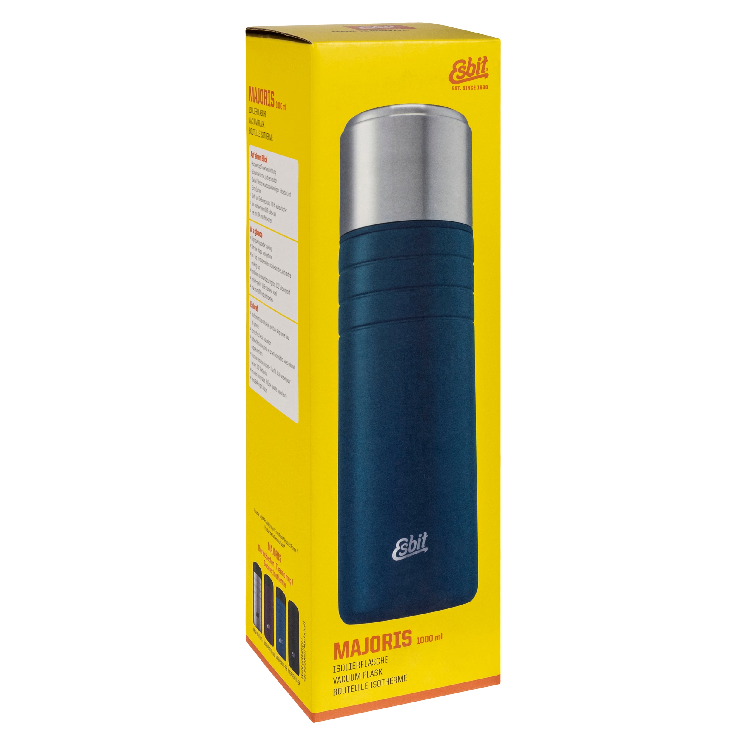 Esbit - Majoris Vacuum Flask Thermoskanne 1 l - Polar Blue