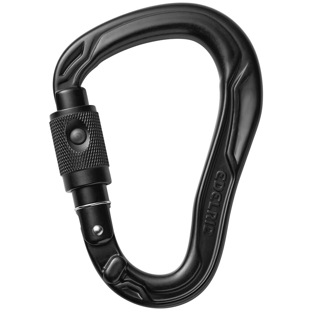 Edelrid - HMS Bullet Permalock - Karabiner zum Klettern - Black