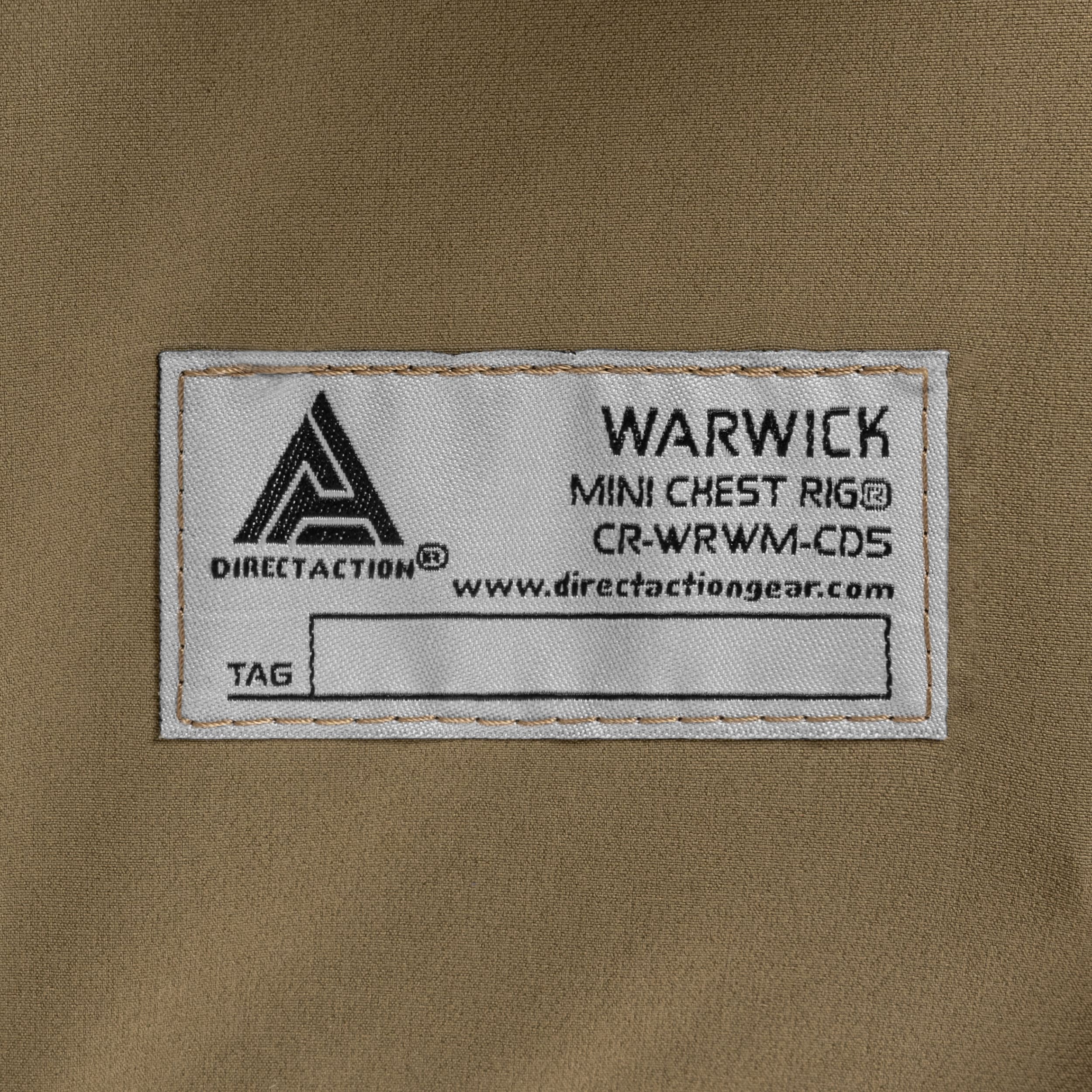 Direct Action - Warwick Mini Chest Rig - Taktische Weste - MultiCam