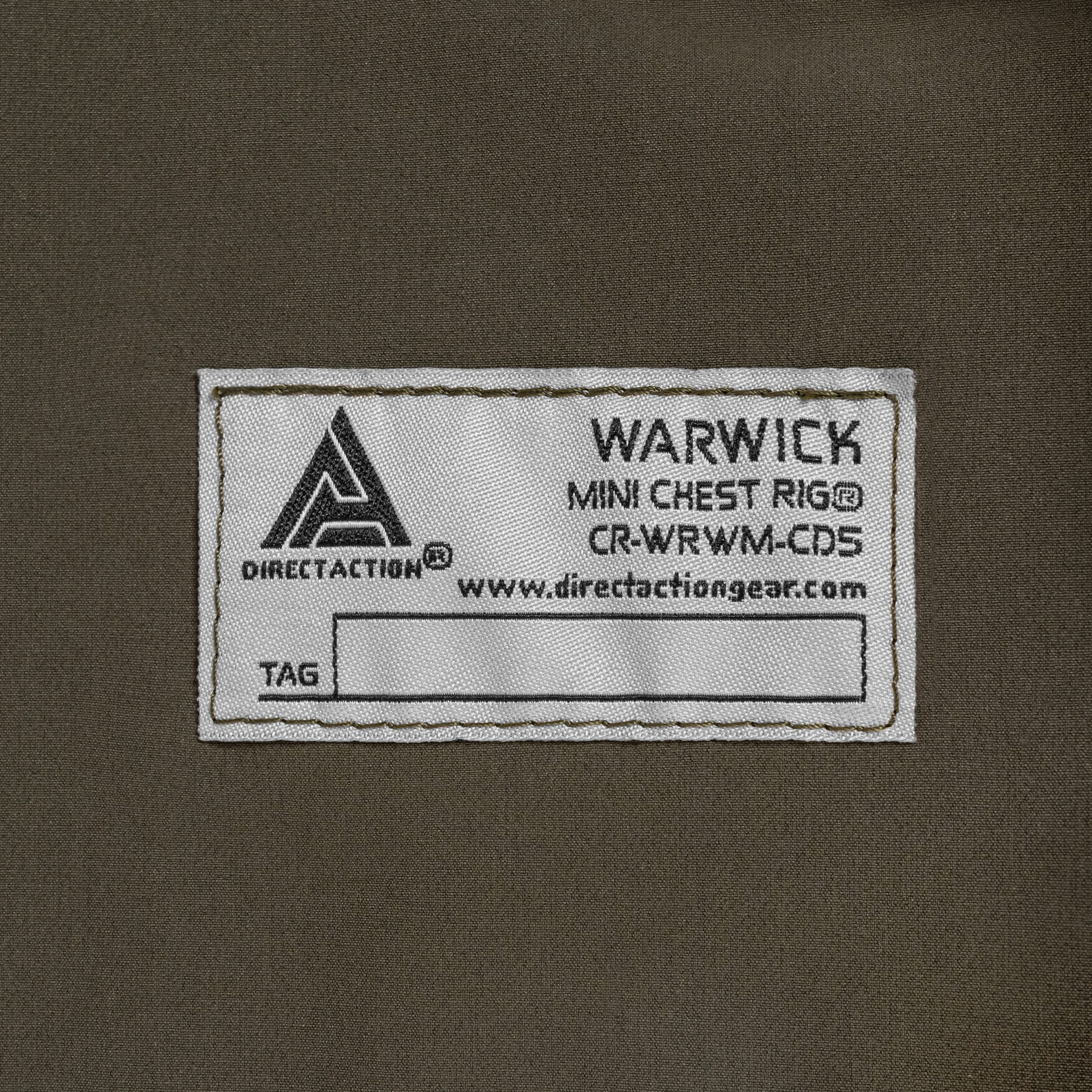 Direct Action - Warwick Mini Chest Rig - Taktische Weste - Ranger Green