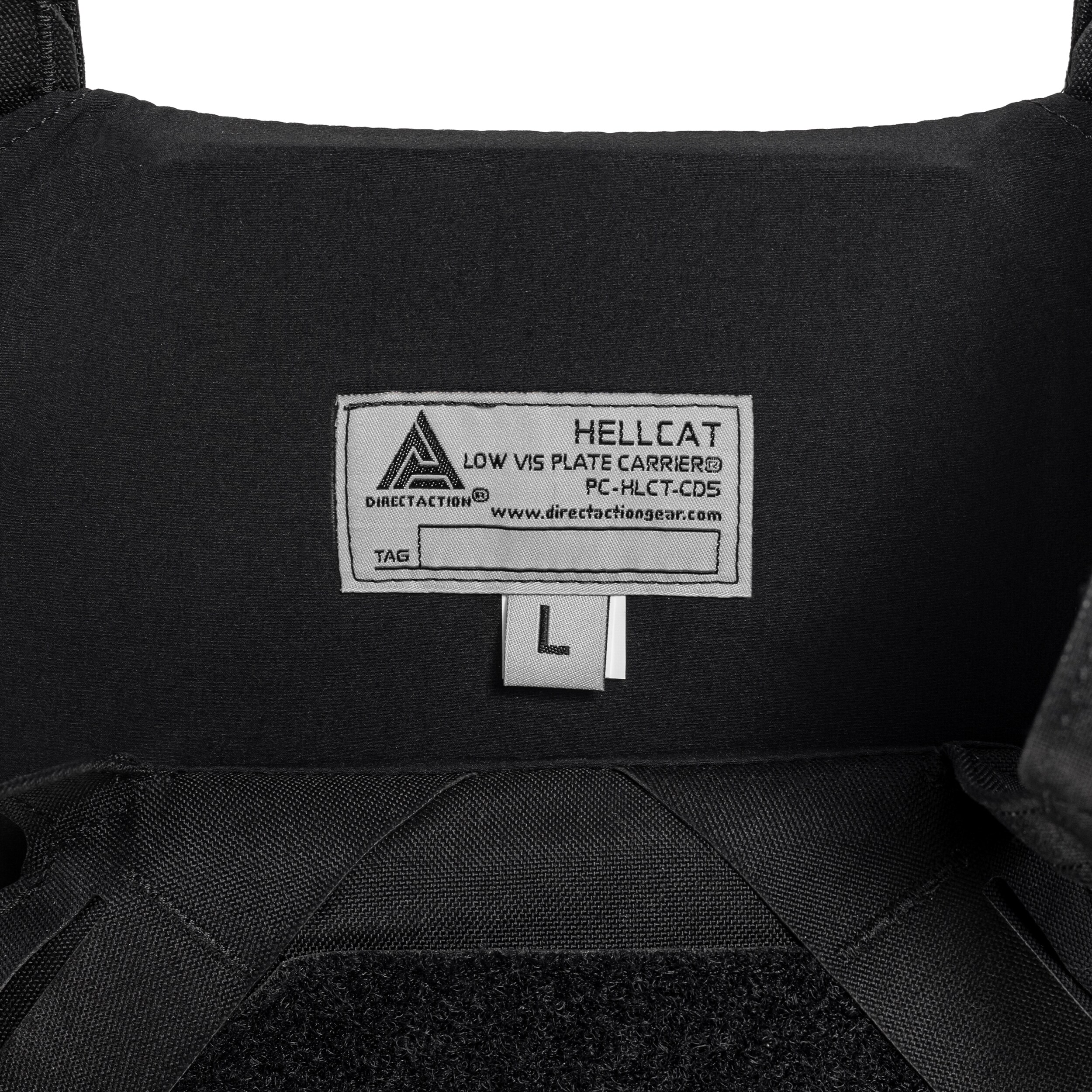 Direct Action - Hellcat Low Vis Plate Carrier - Taktische Weste - Black