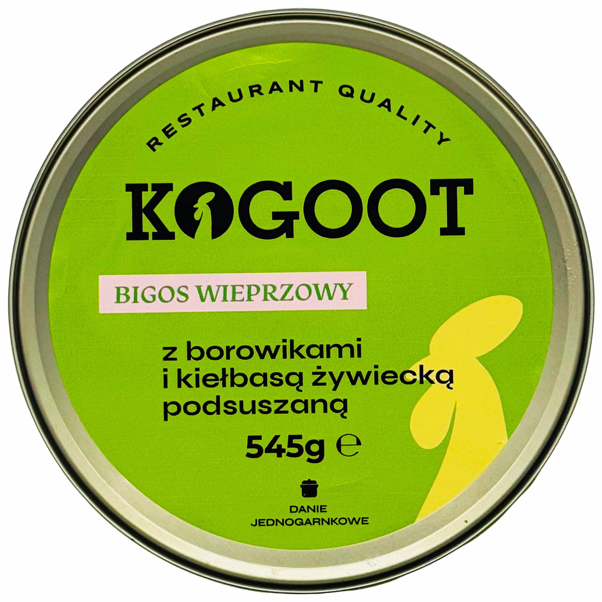 Kogoot - Konservierte Lebensmittel - Schweinefleisch Bigos mit Steinpilzen und Wurst 545 g