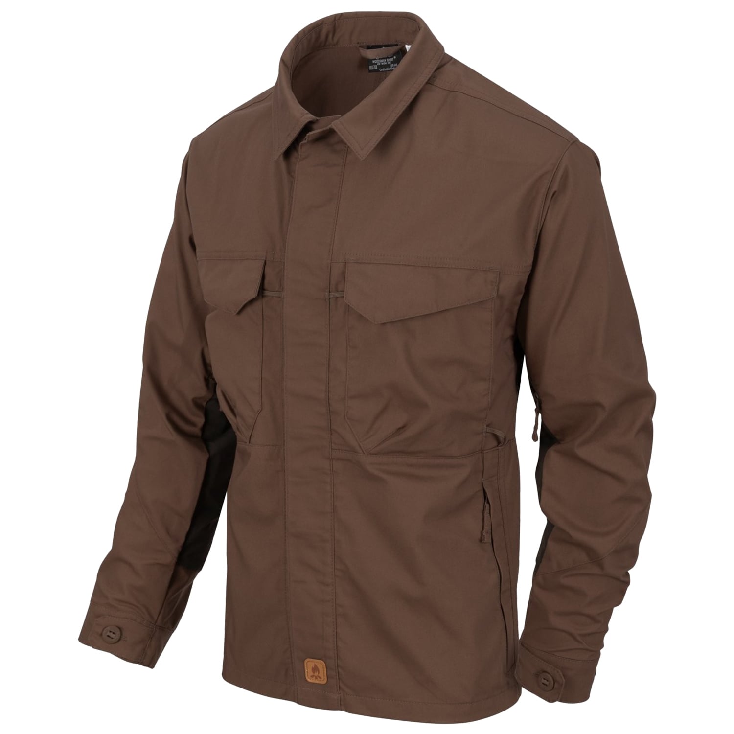 Helikon - Woodsman Hemd - Earth Brown/Black