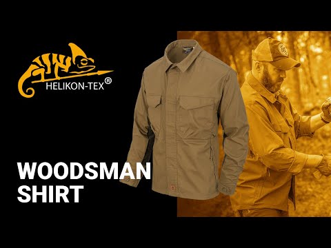 Helikon - Woodsman Hemd - Earth Brown/Black