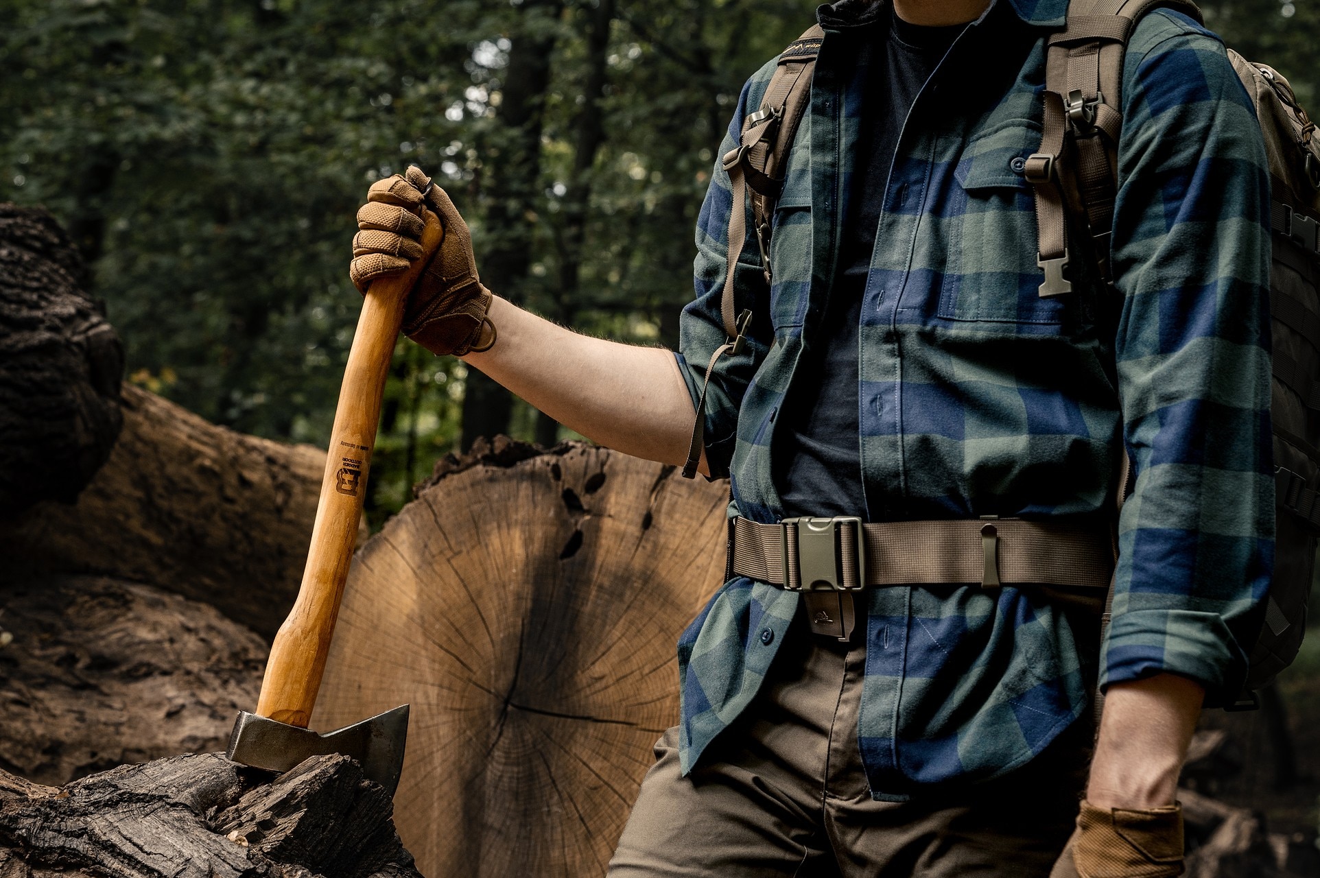 Helikon-Tex - GreyMan - T-Shirt - Moss Green Checkered