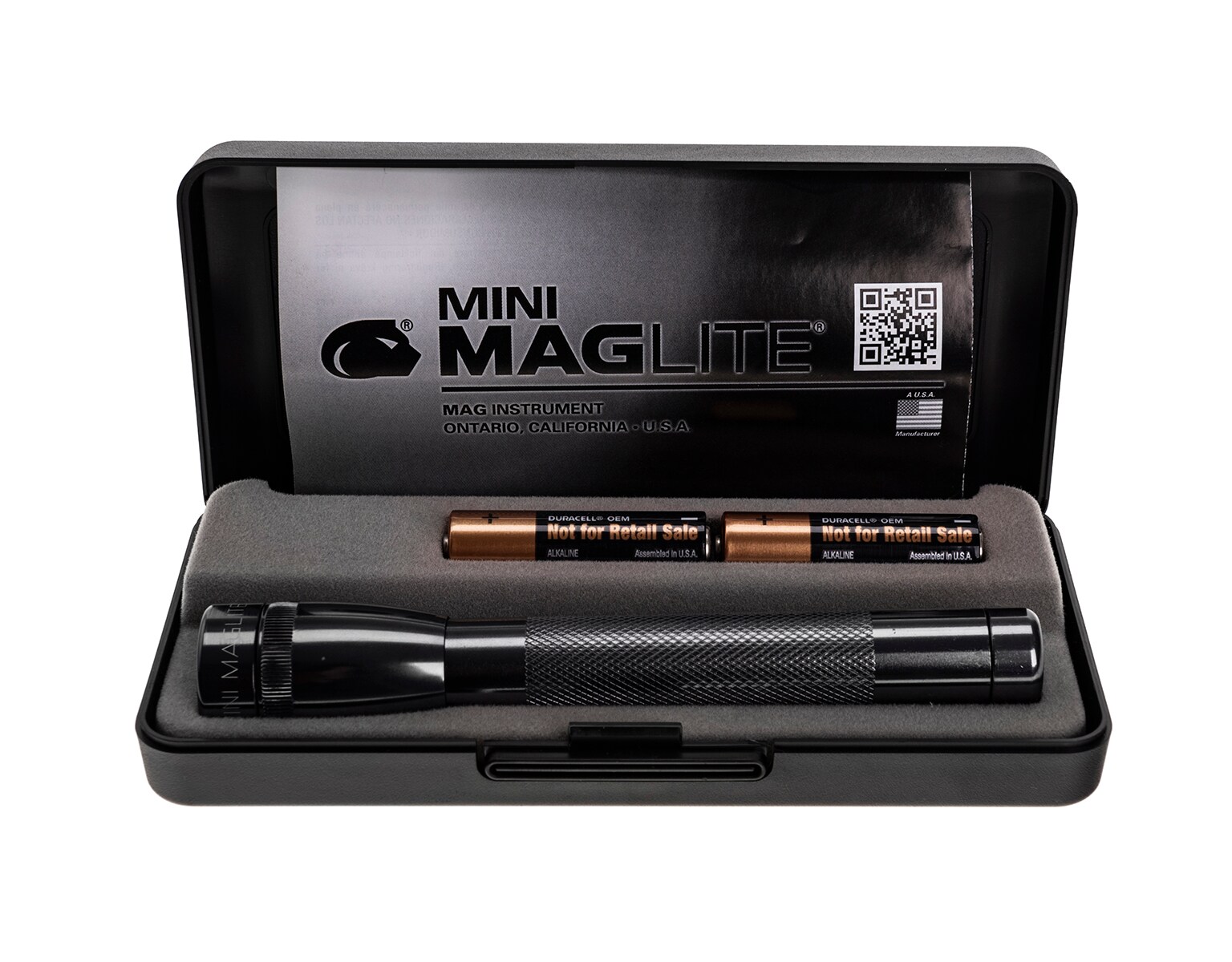 Maglite - Mini - Taschenlampe - 2xAA - 12 Lumen - Grau