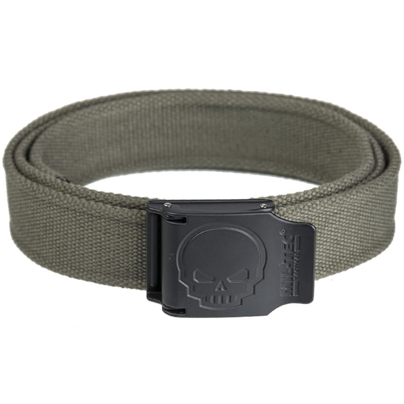 Mil-Tec - Skull Hosengürtel - Olive