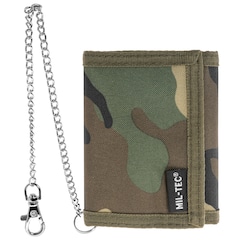 Mil-Tec - Geldbörse mit Kette - Woodland