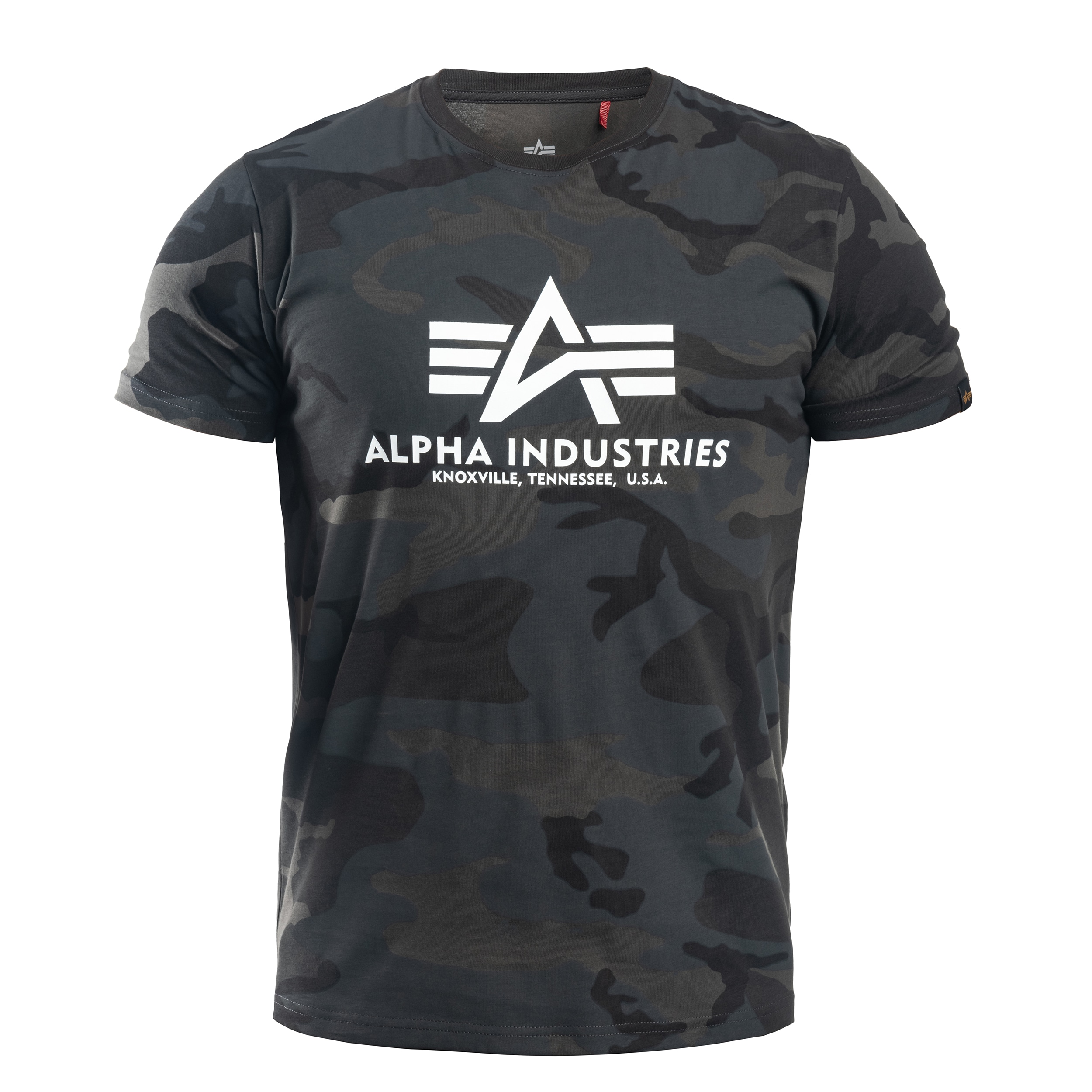 Alpha Industries - Basic T-Shirt - Black Camo