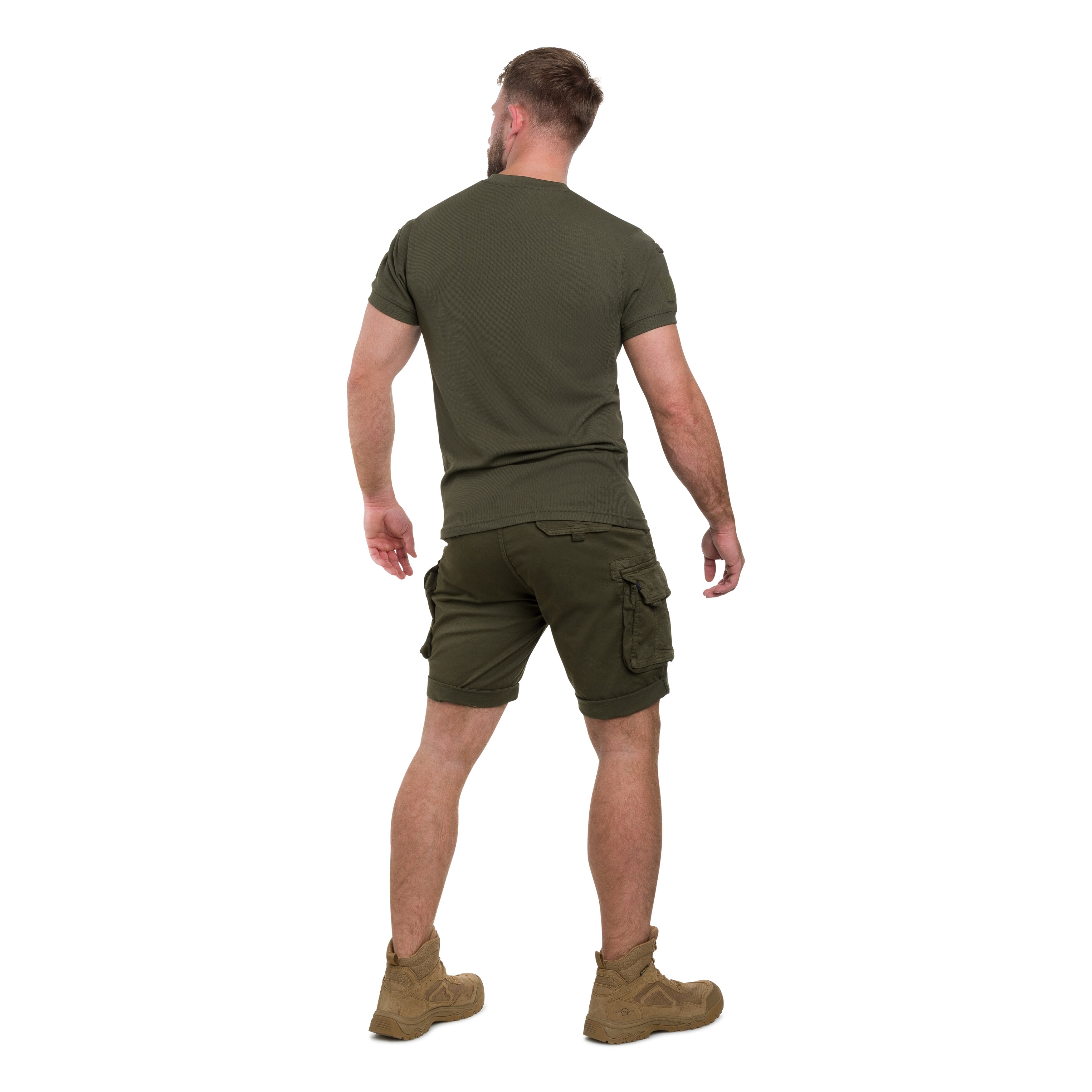 Alpha Industries - Crew Short - Shorts - Dark Olive