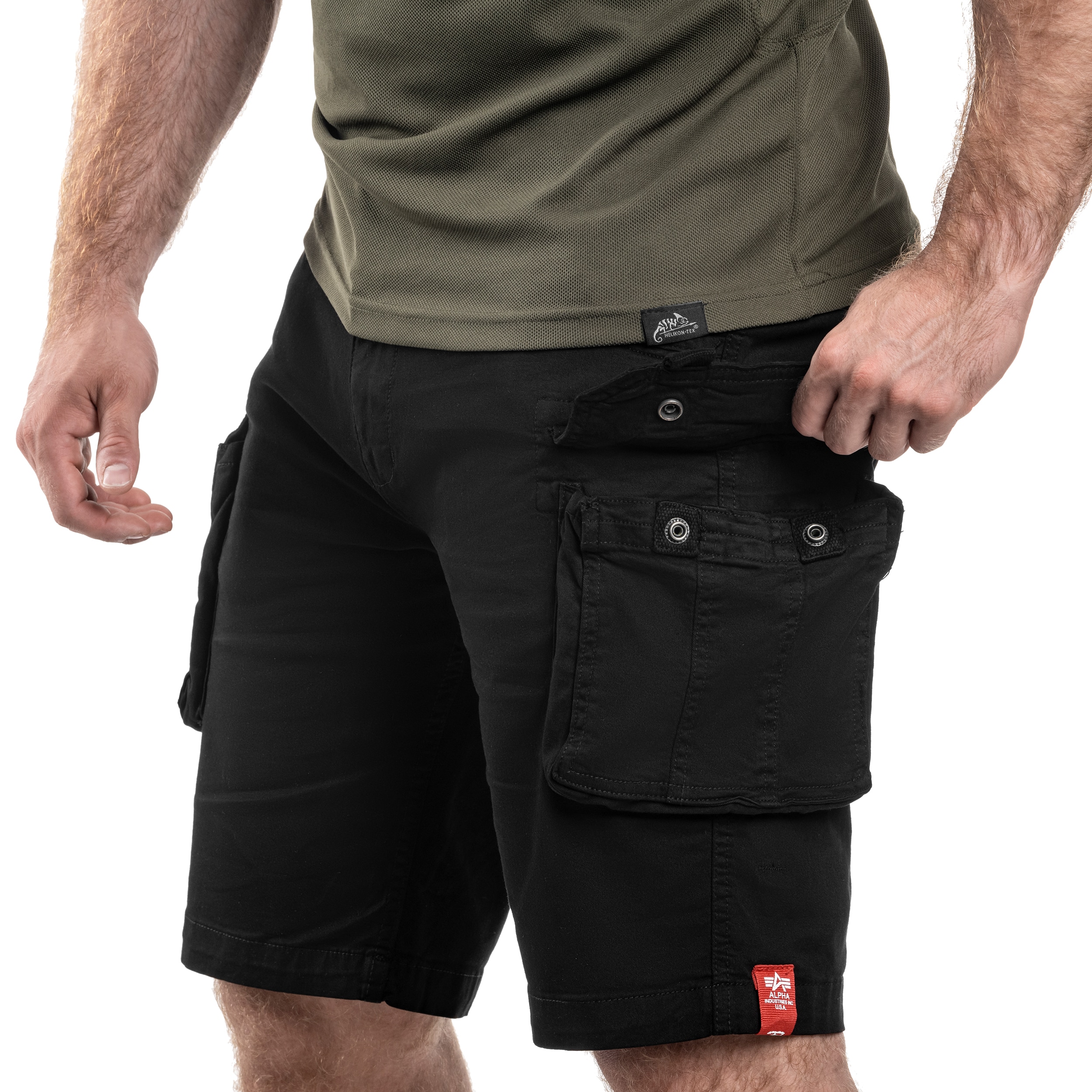 Alpha Industries - Crew Short - Shorts - Black