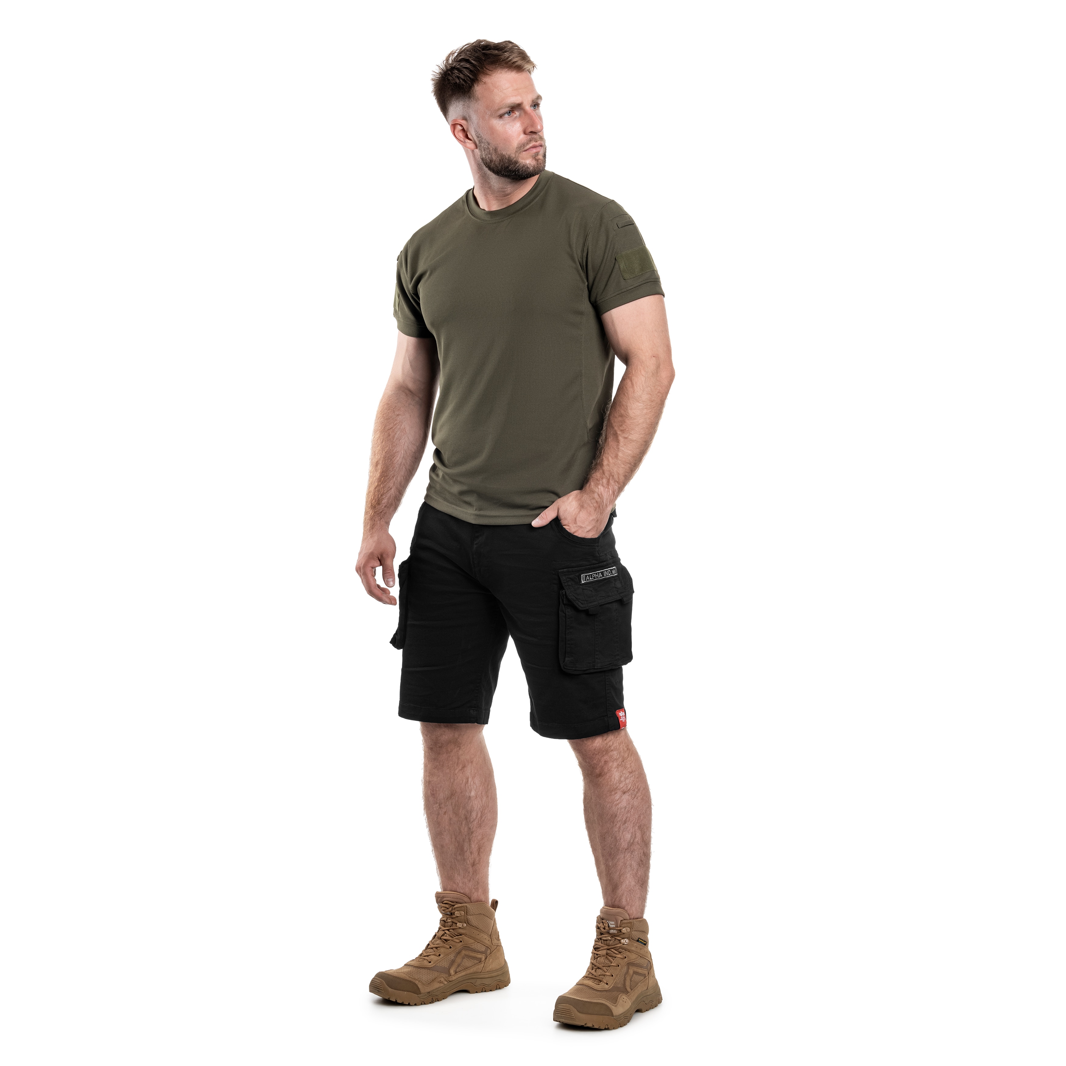 Alpha Industries - Crew Short - Shorts - Black