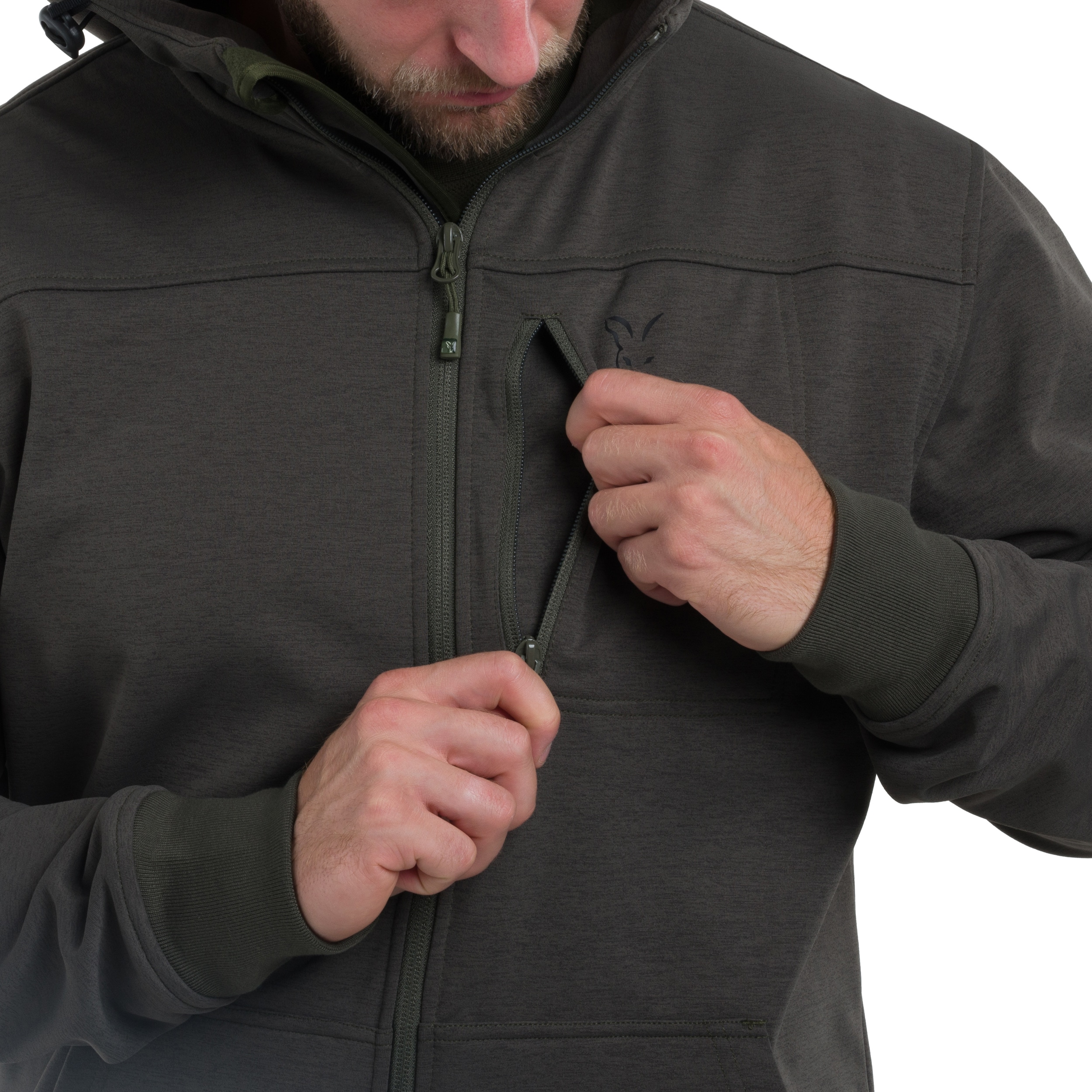 FOX - Softshell Jacke - Green/Black