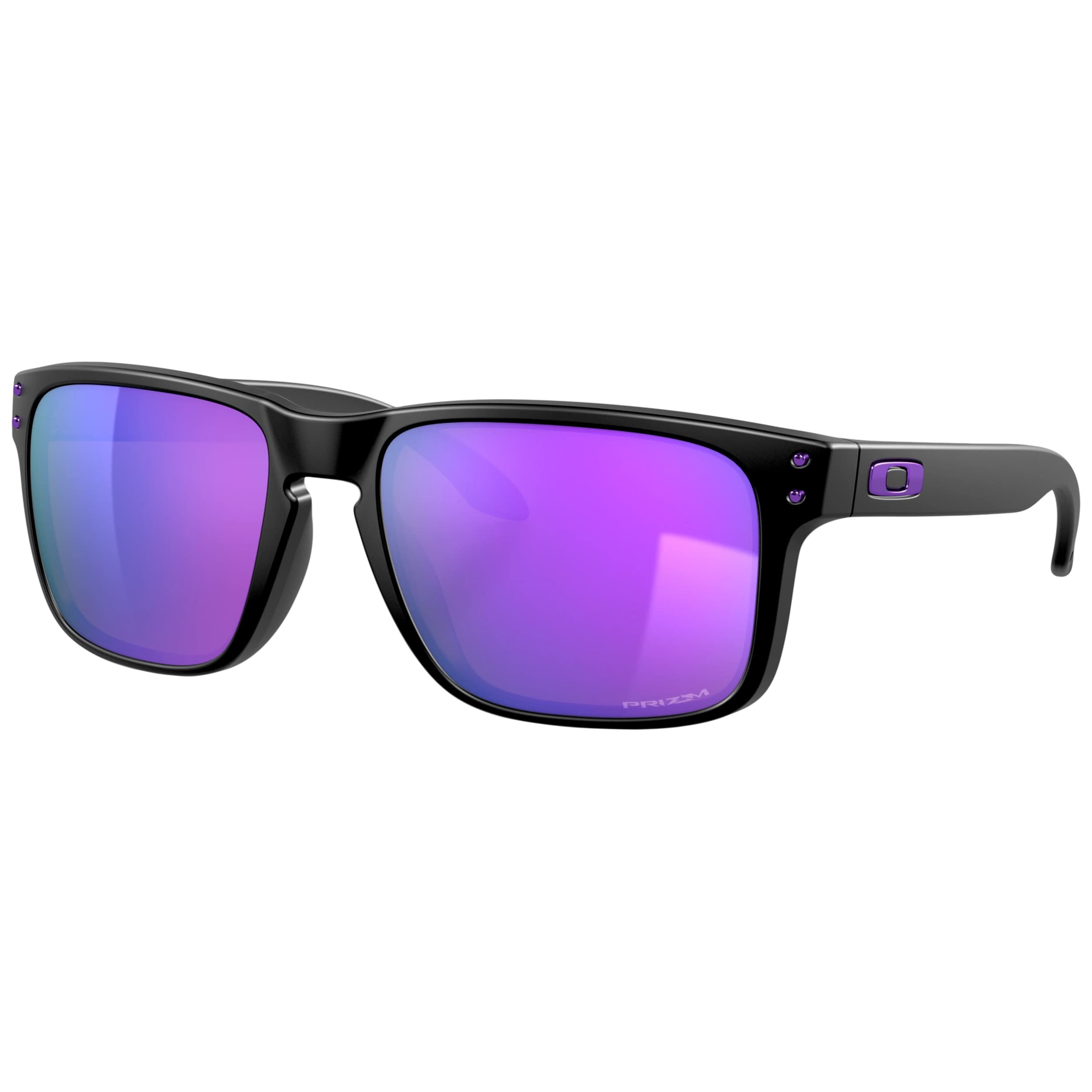 Oakley - Holbrook Sonnenbrille - Matte Black Frame/Prizm Violet Lenses