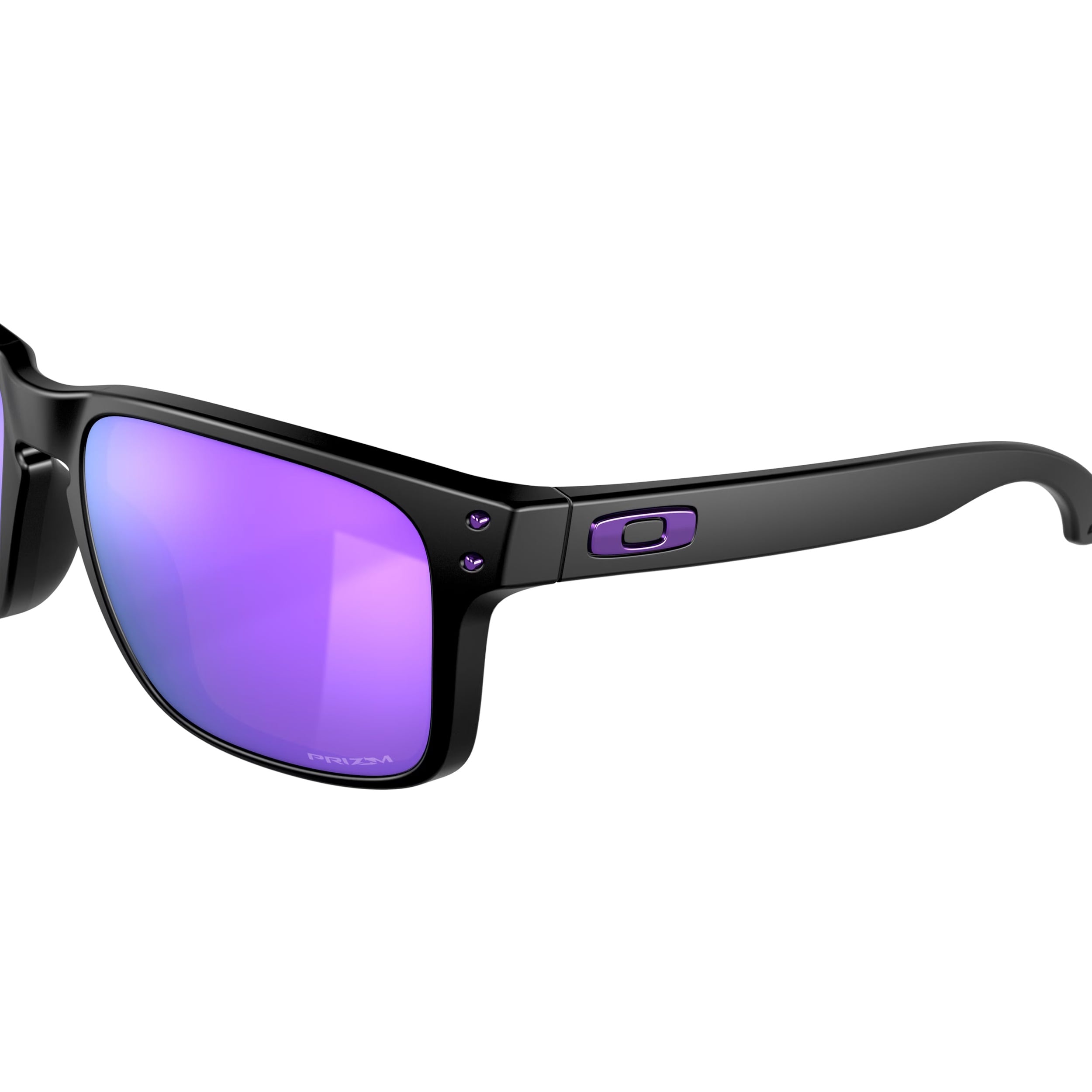 Oakley - Holbrook Sonnenbrille - Matte Black Frame/Prizm Violet Lenses