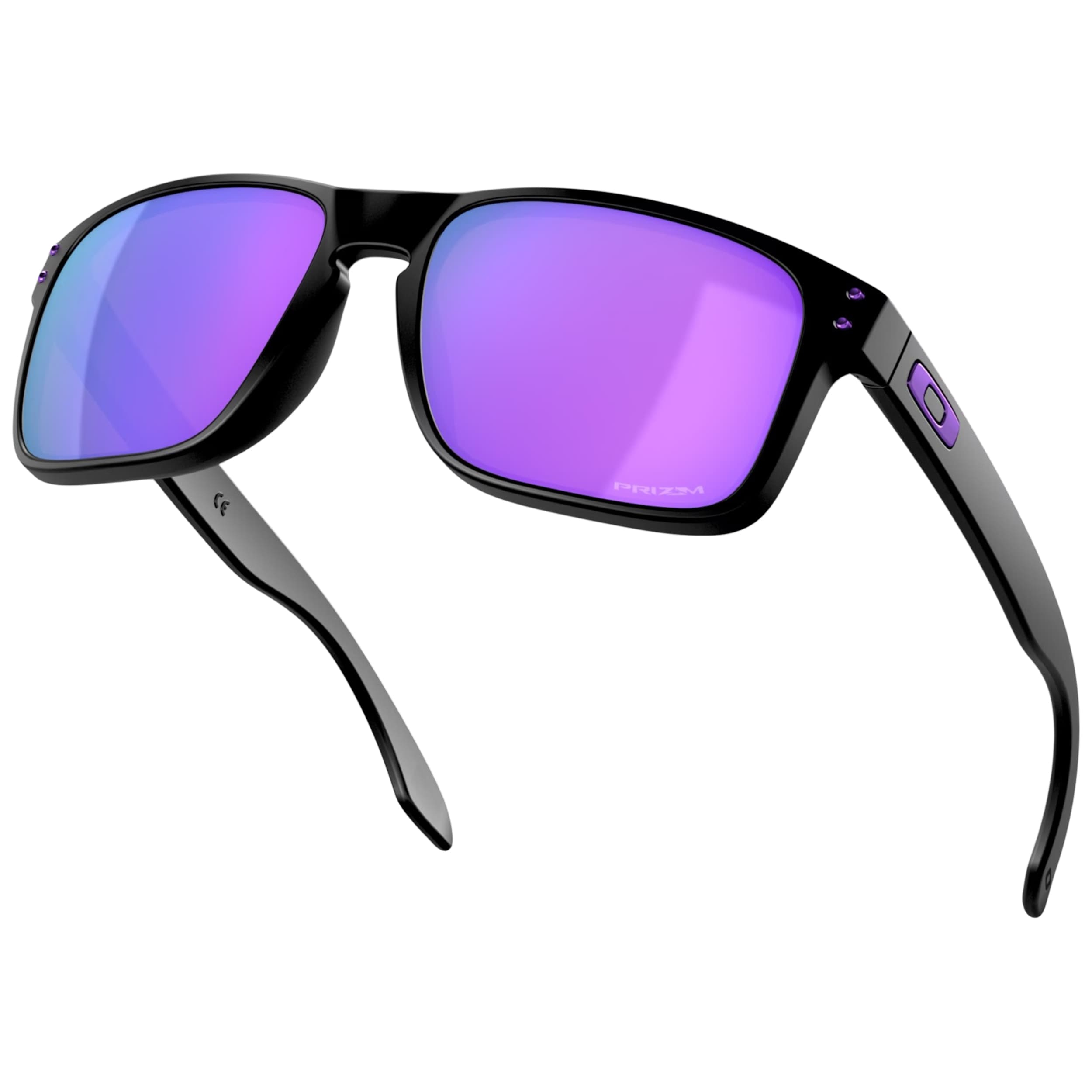 Oakley - Holbrook Sonnenbrille - Matte Black Frame/Prizm Violet Lenses