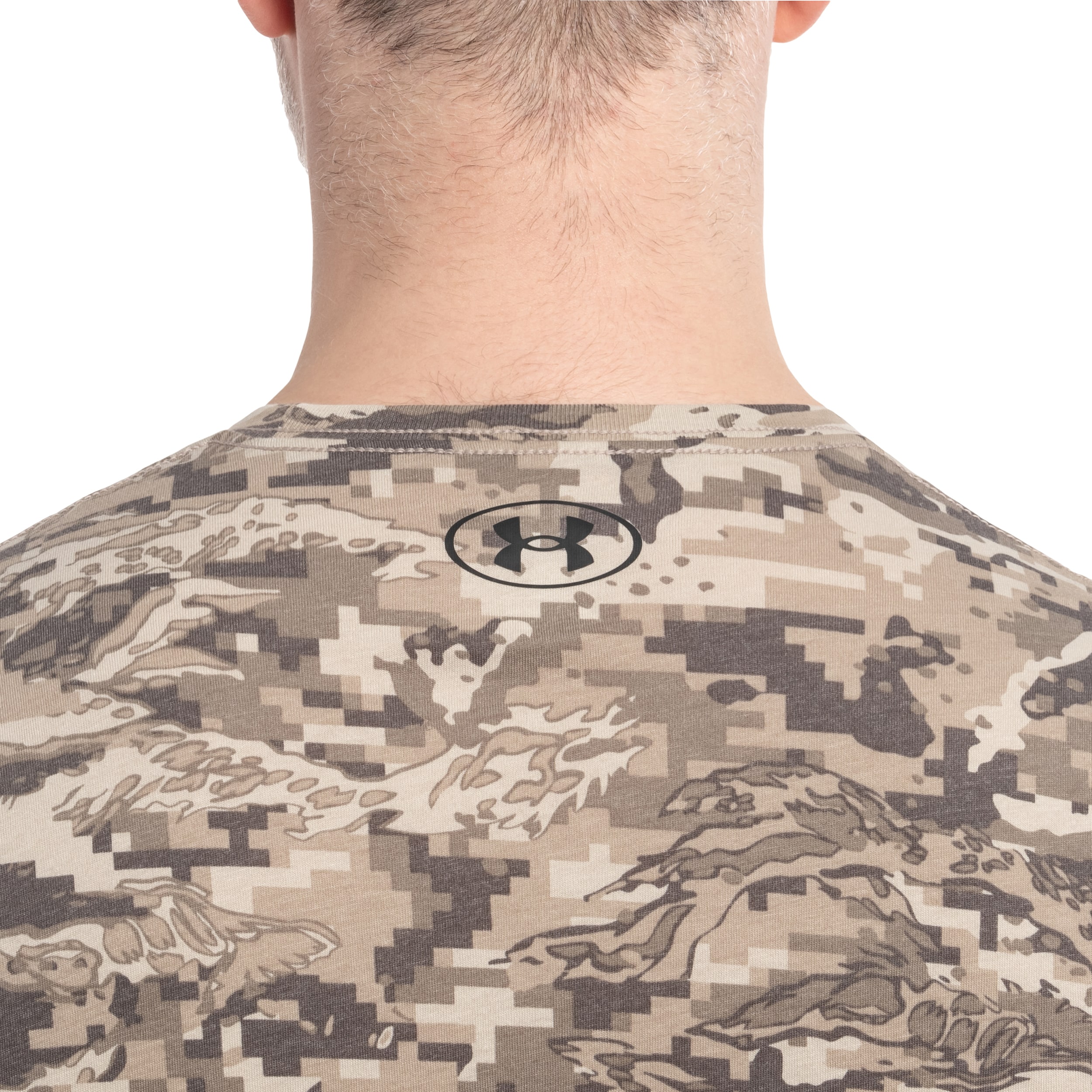 Under Armour - ABC Camo Short Sleeve - T-Shirt - Timberwolf Taupe/Black