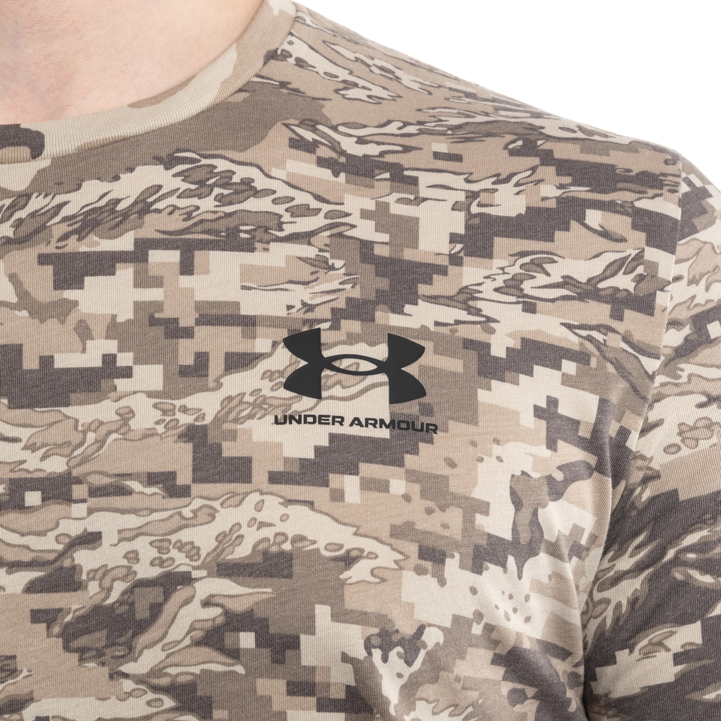 Under Armour - ABC Camo Short Sleeve - T-Shirt - Timberwolf Taupe/Black