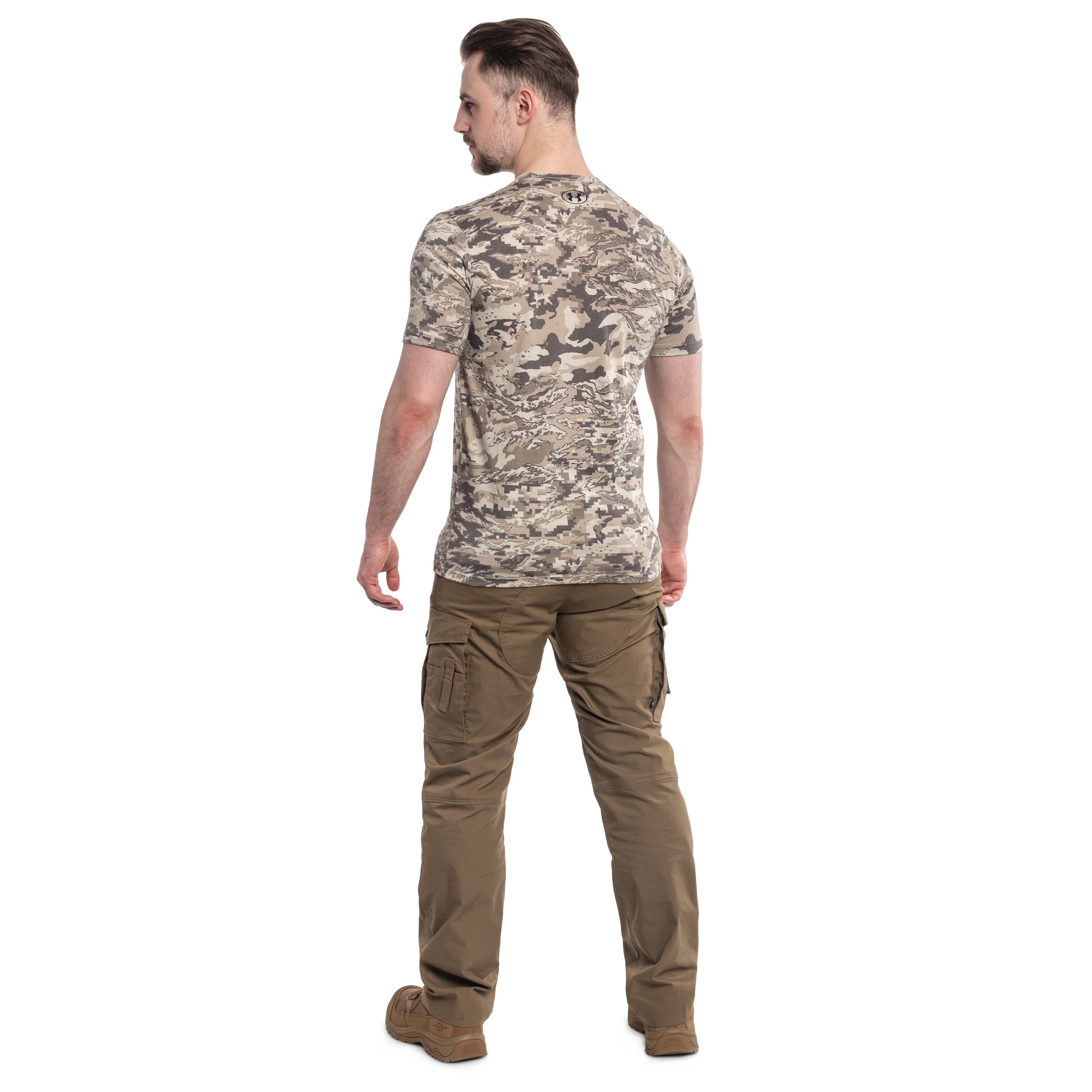 Under Armour - ABC Camo Short Sleeve - T-Shirt - Timberwolf Taupe/Black