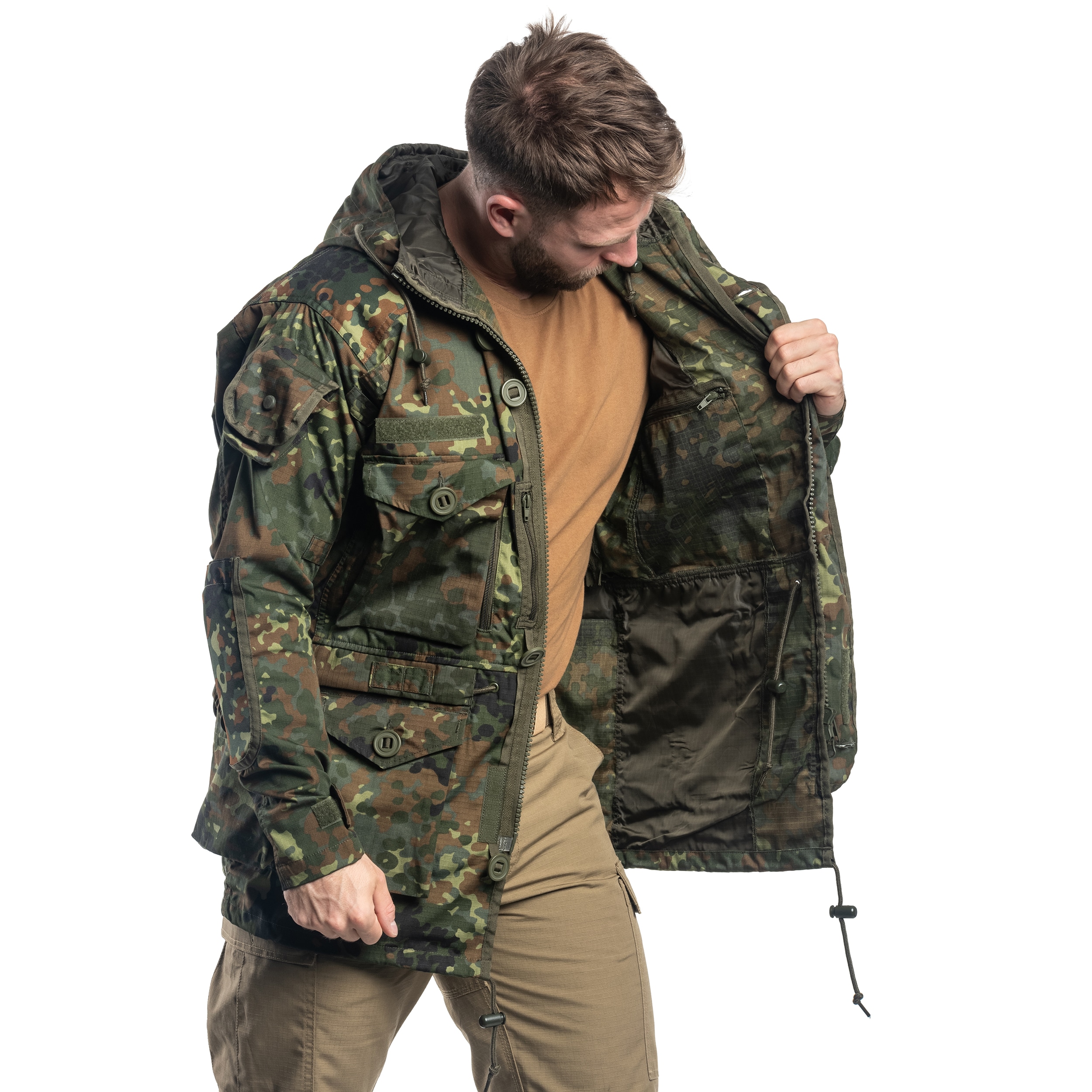 Mil-Tec - Smock Light Weight - Jacke - Flecktarn