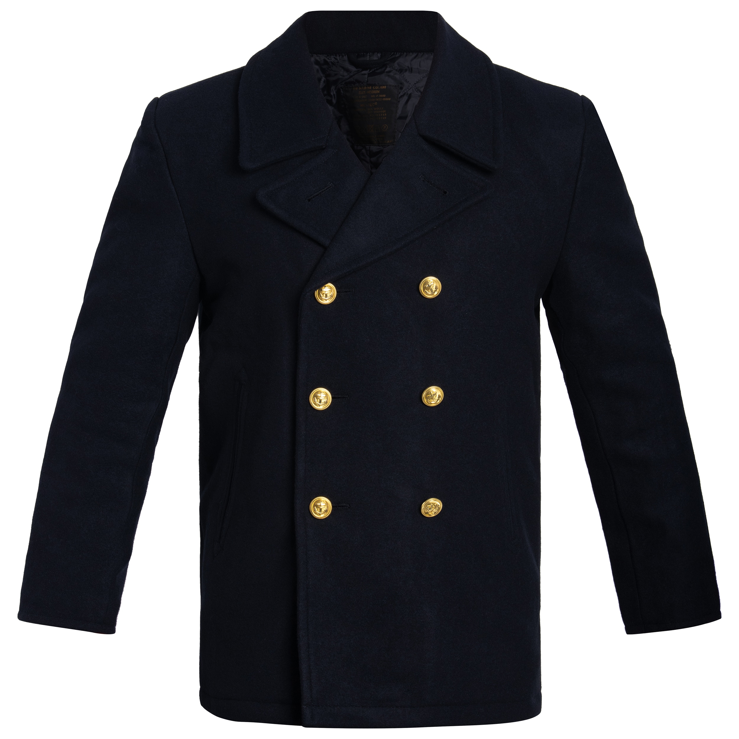 Mil Tec BW Navy Peacoat Mantel Navy online kaufen MILITARY.EU Shop