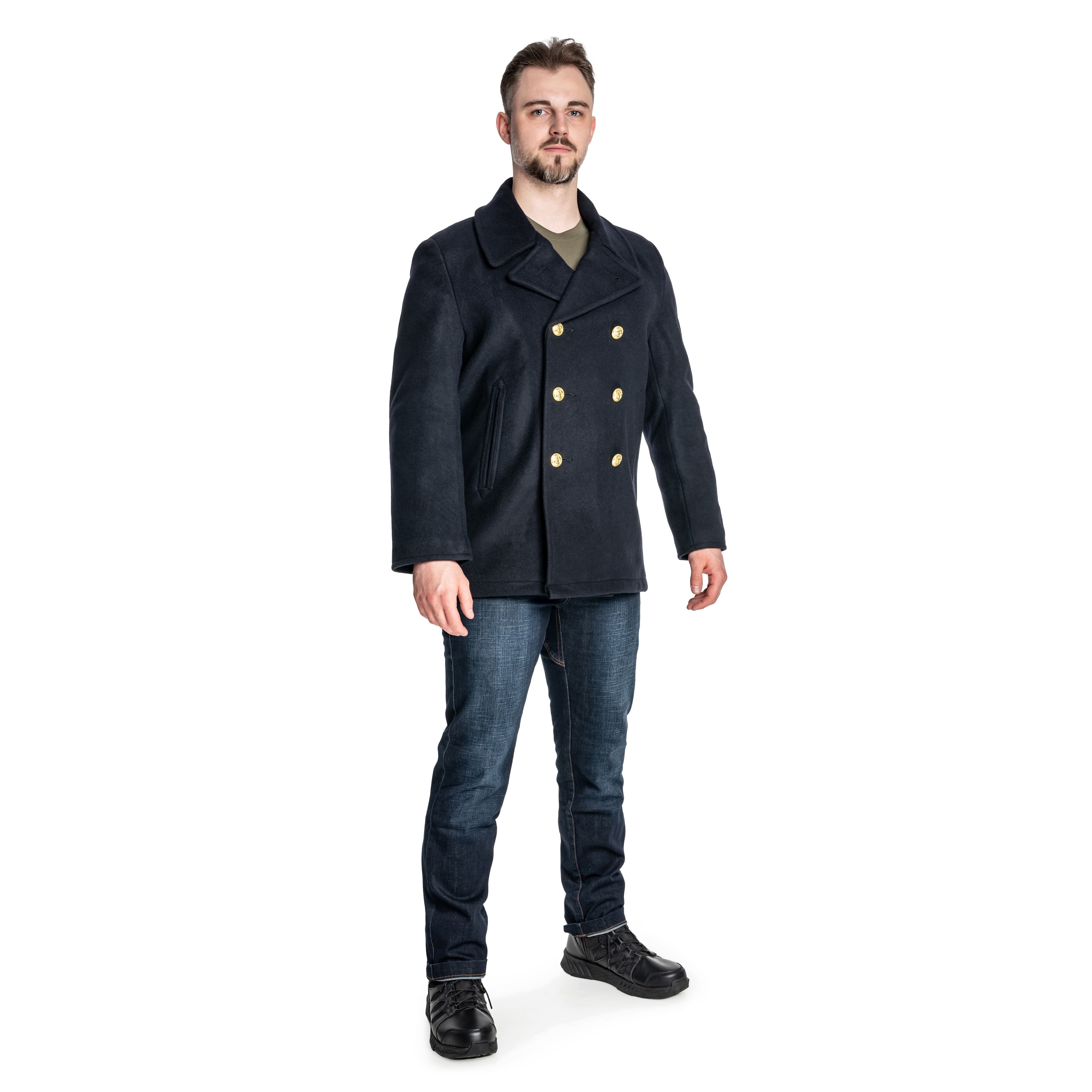 Mil-Tec - BW Navy Peacoat Mantel - Navy