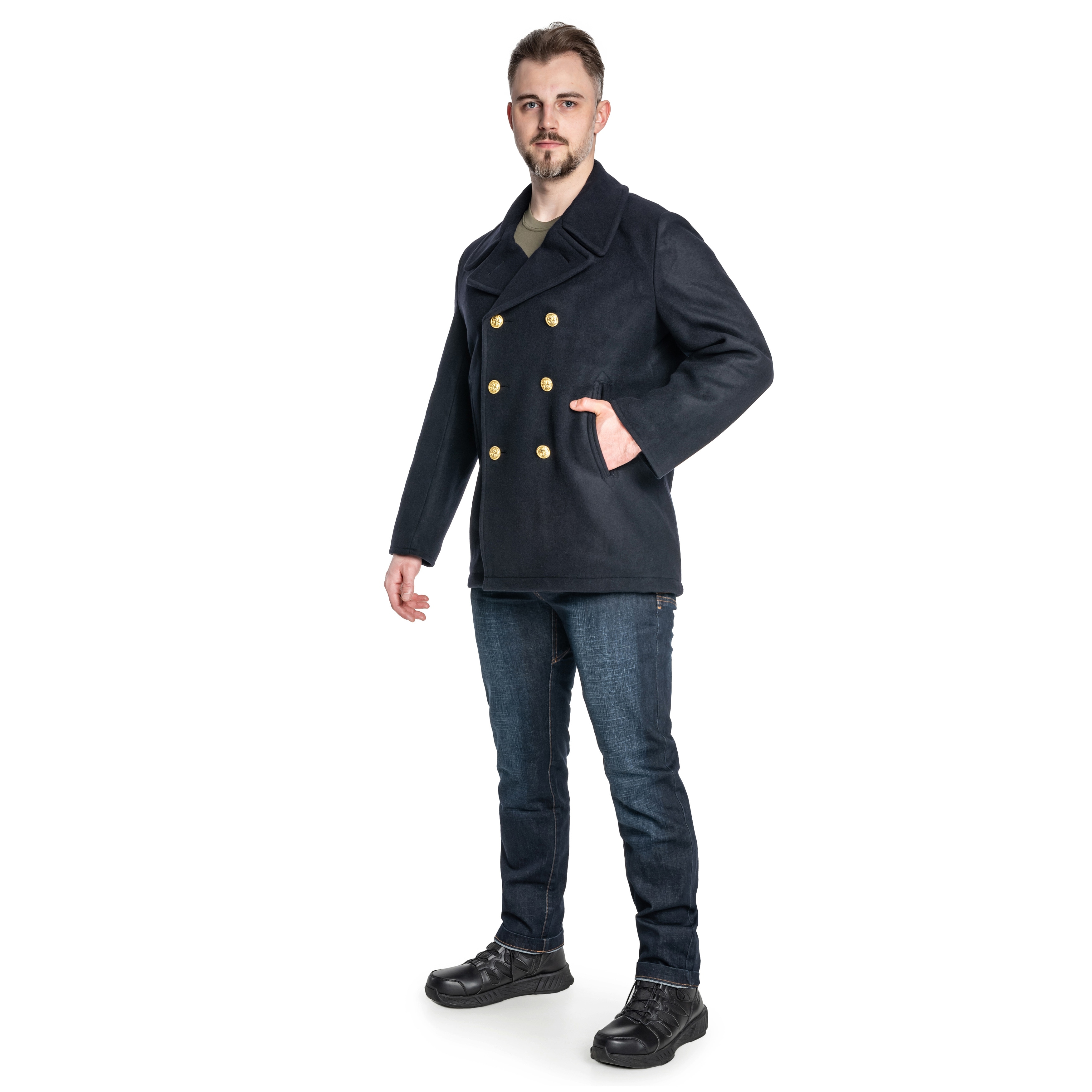 Mil-Tec - BW Navy Peacoat Mantel - Navy