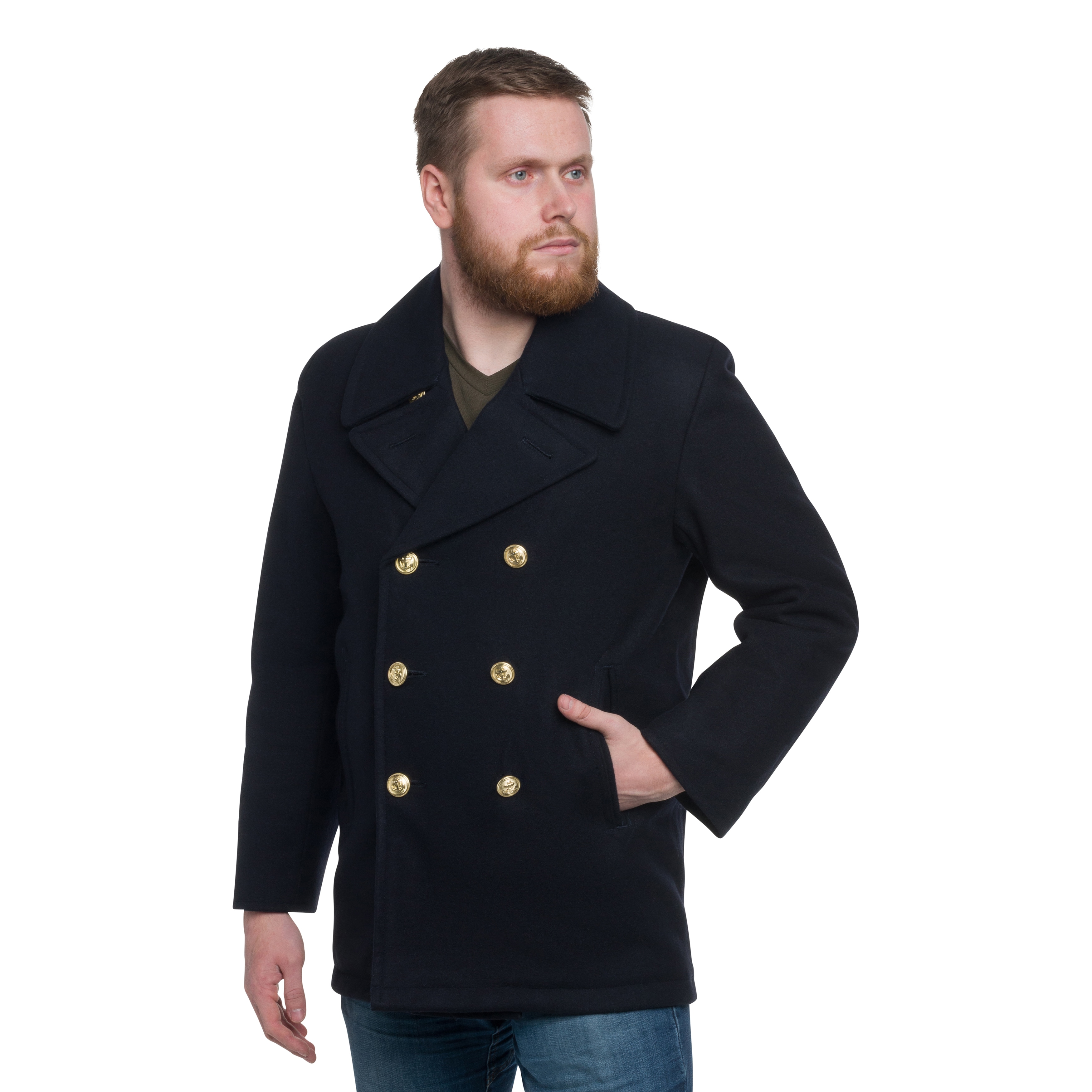 Mil-Tec - BW Navy Peacoat Mantel - Navy