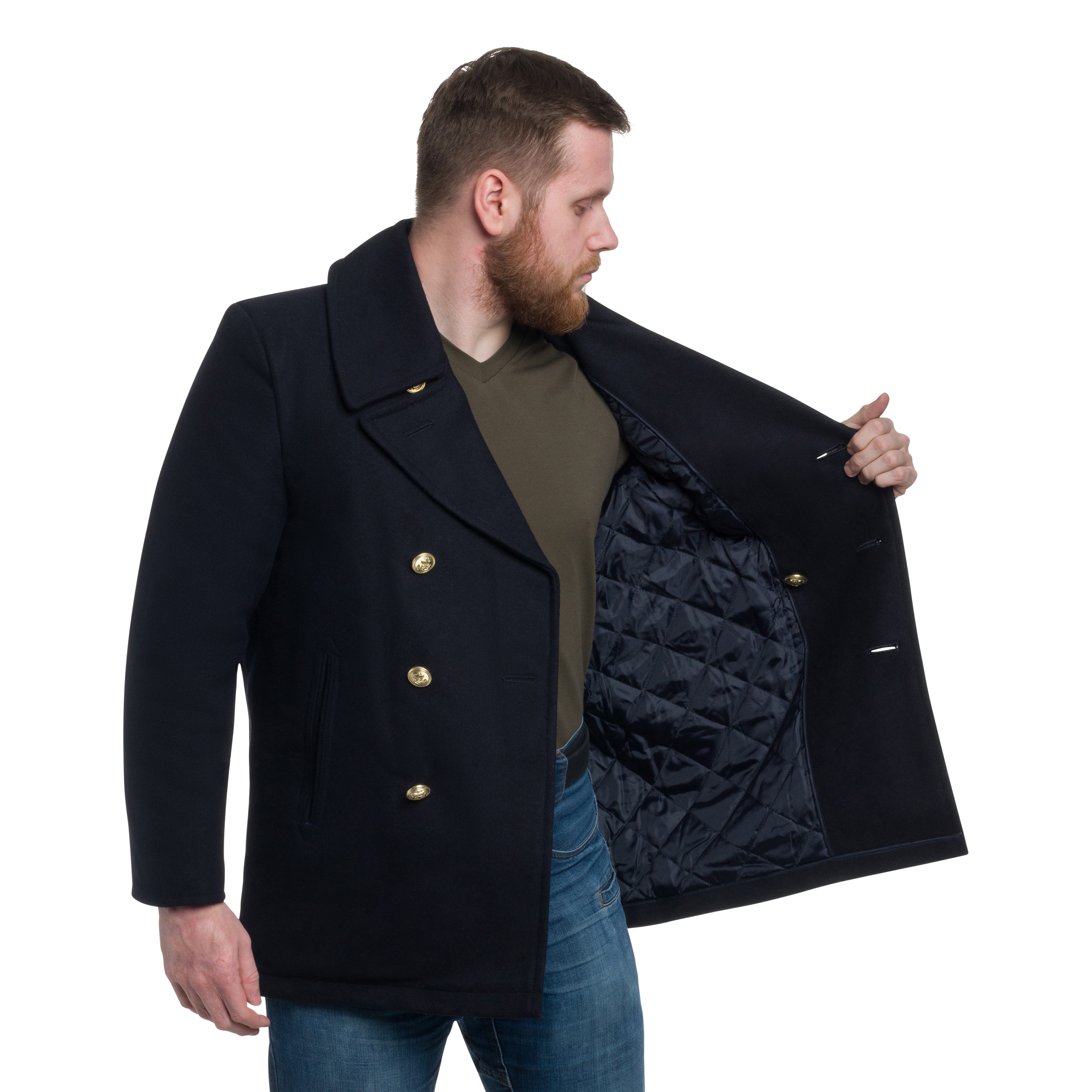 Mil-Tec - BW Navy Peacoat Mantel - Navy