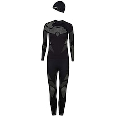 Brubeck - Dry Junior - Thermounterwäsche für Kinder + Mütze - Black/Graphite