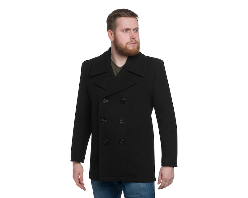 Military Coat Mantel Military Style Herren Army Peacoat Peacoat