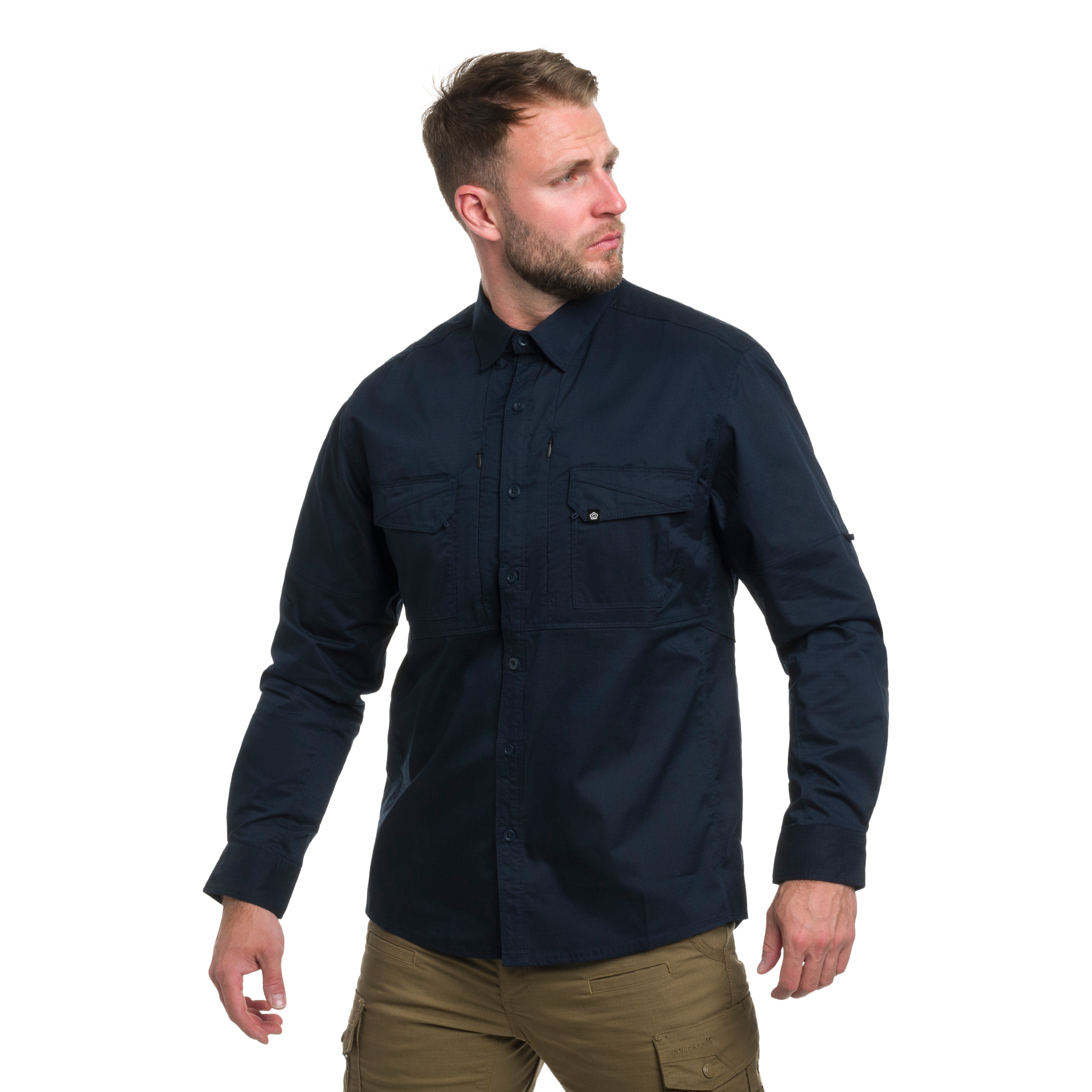Pentagon - Plato Taktisches Hemd Long Sleeve - Midnight Blue