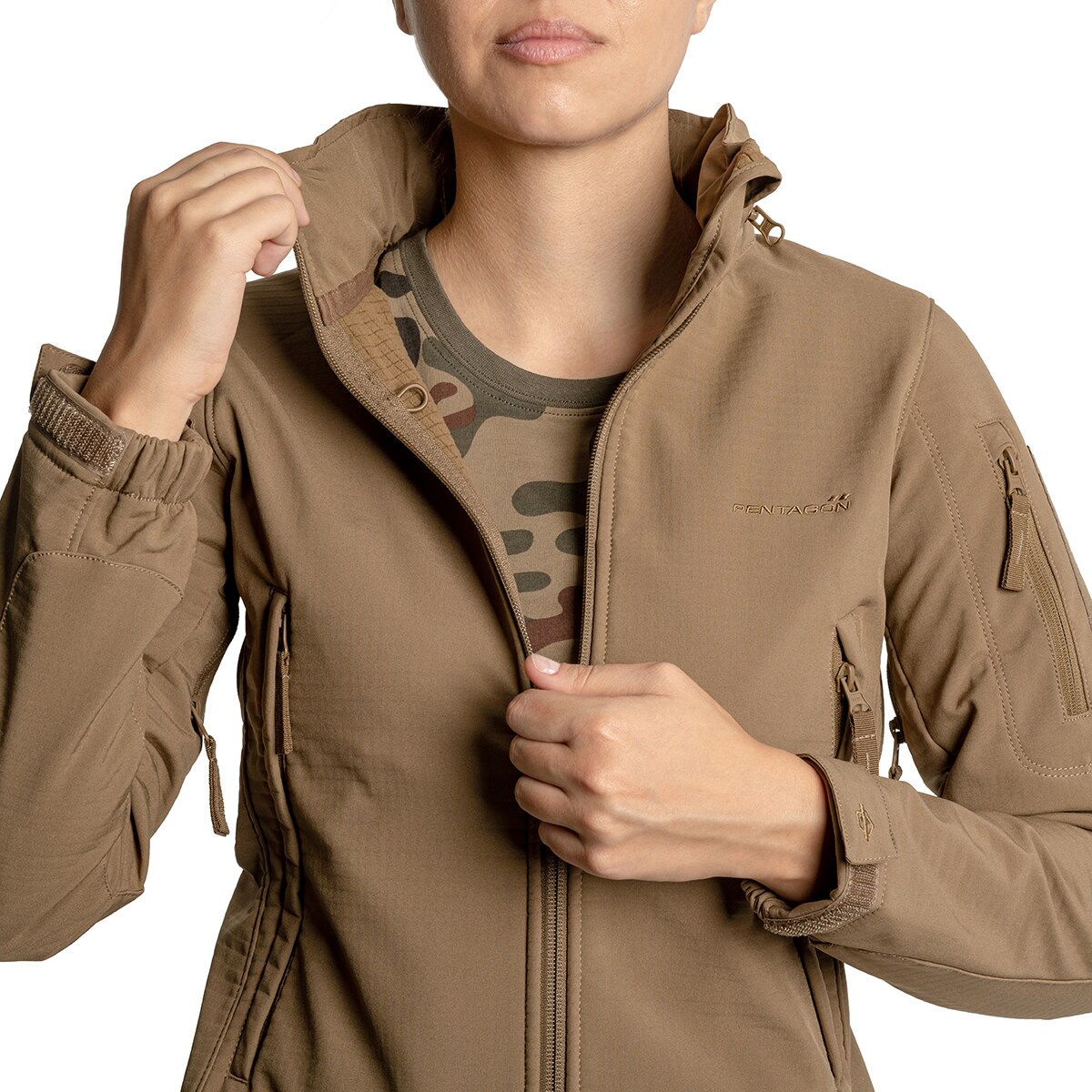 Pentagon Artaxes Softshell-Damenjacke - Coyote