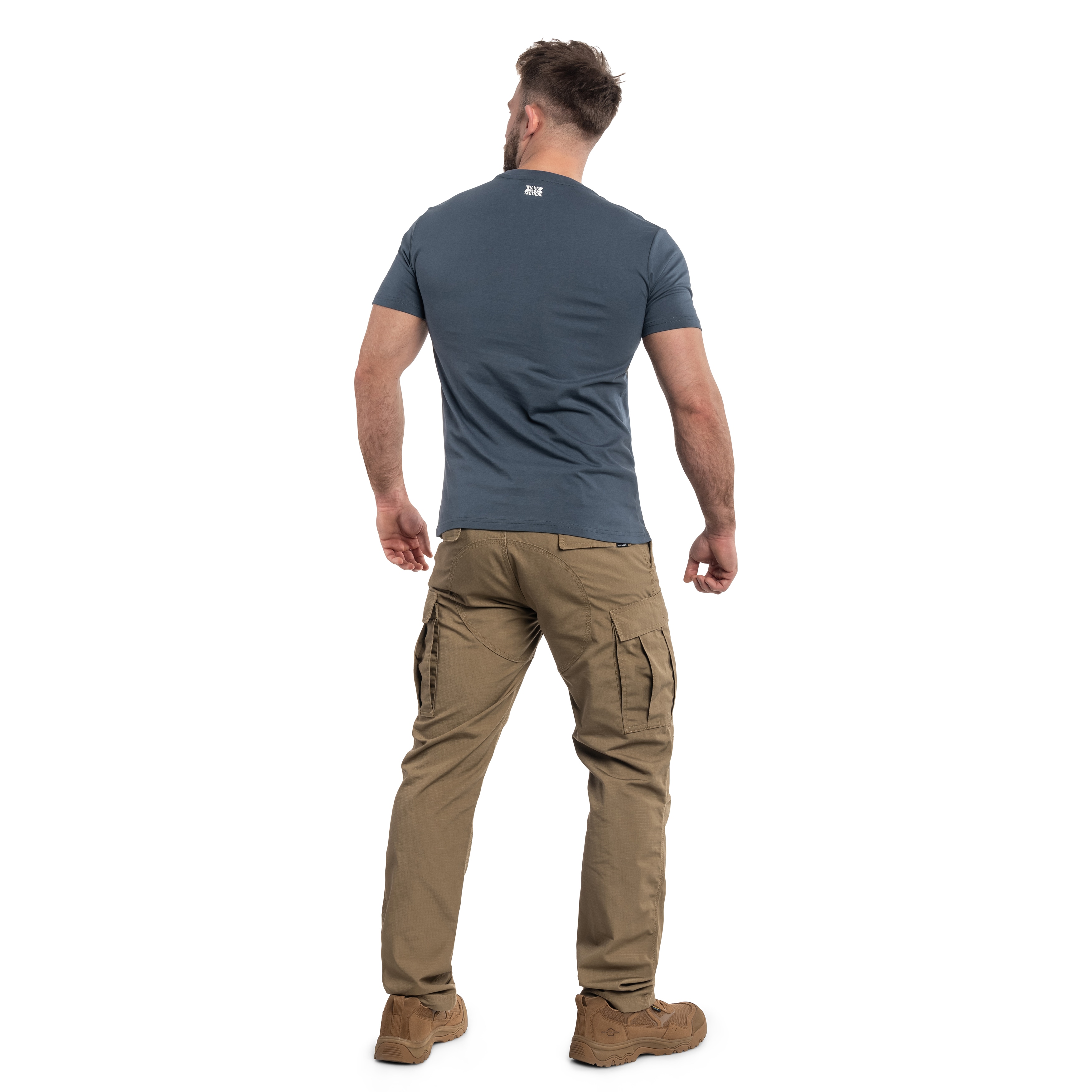 Pentagon - Vertical T-Shirt - Charcoal Blue