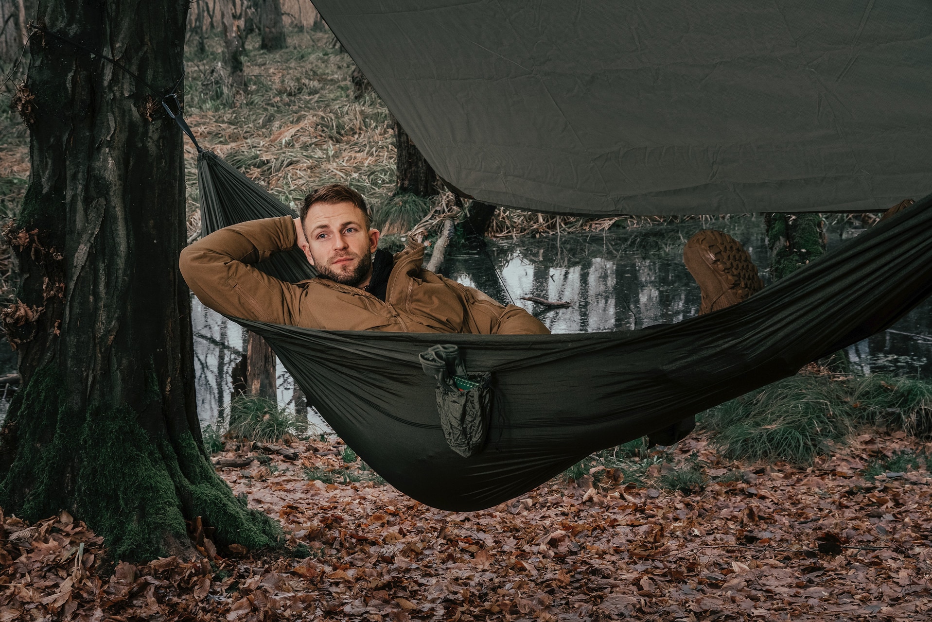 Badger Outdoor - Tundra - Hängematte - Olive