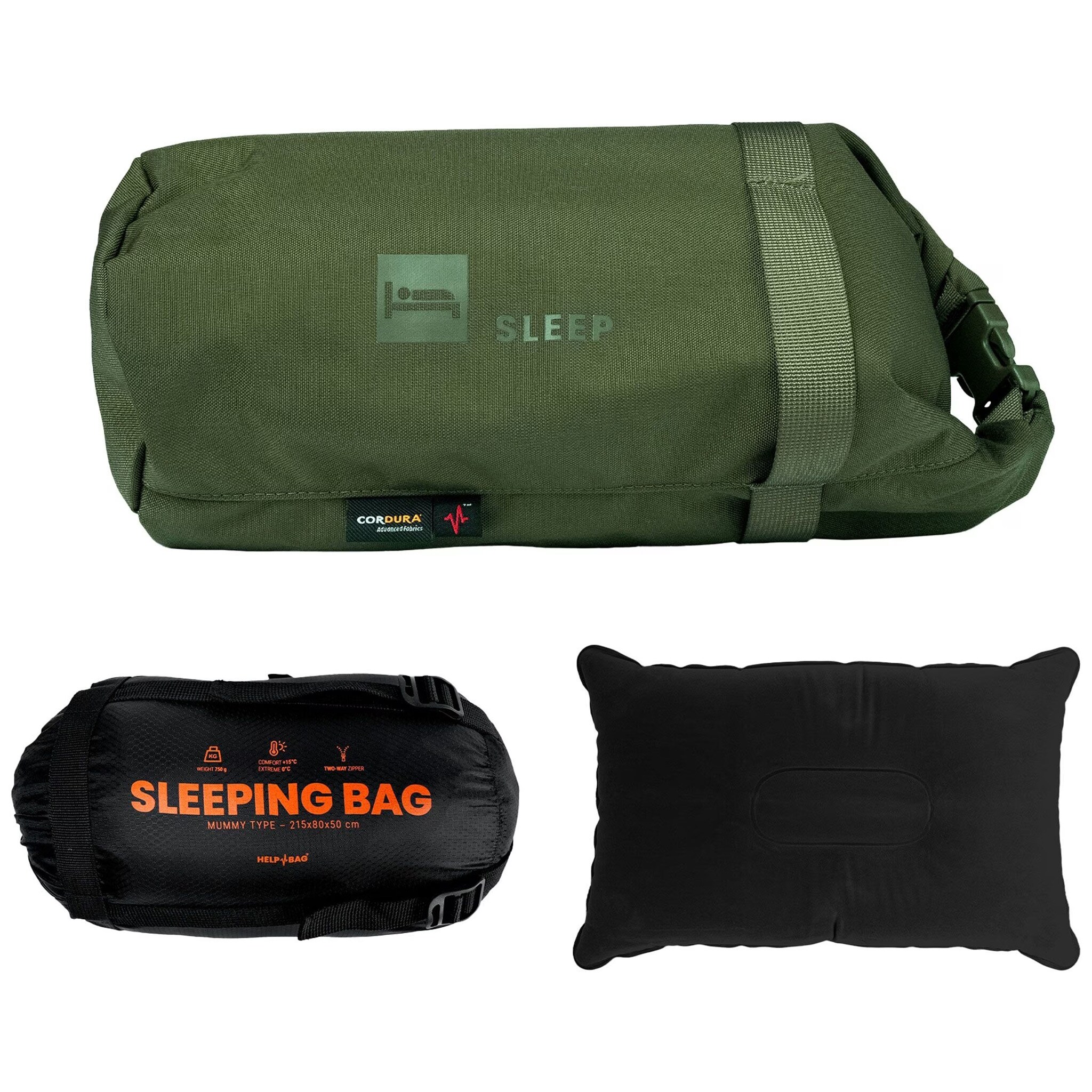 Help Bag - Essential - Notfall-Kit - Olive Green