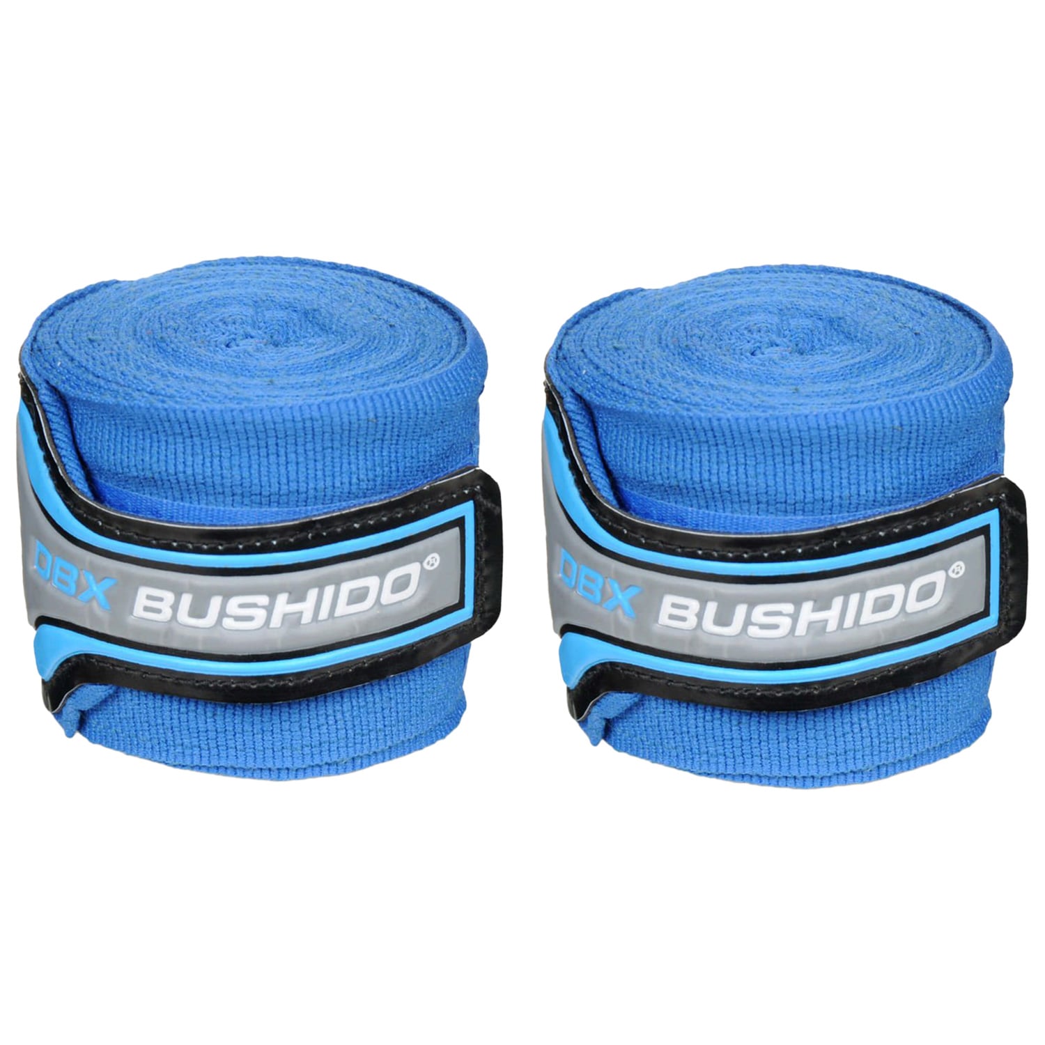 DBX Bushido - Elastische Boxbandagen 4 m - Blau