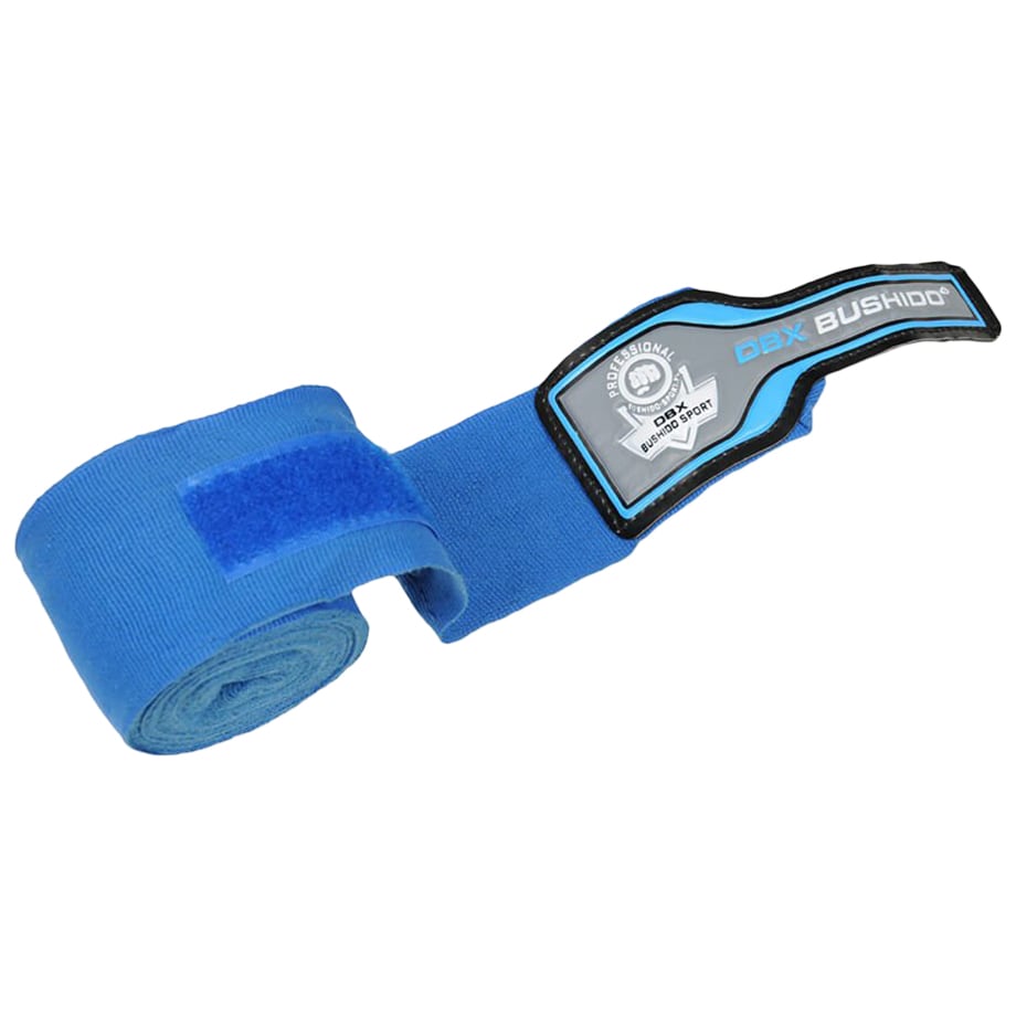 DBX Bushido - Elastische Boxbandagen 4 m - Blau