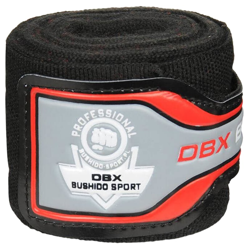 DBX Bushido - Elastische Boxbandagen 4 m - Schwarz