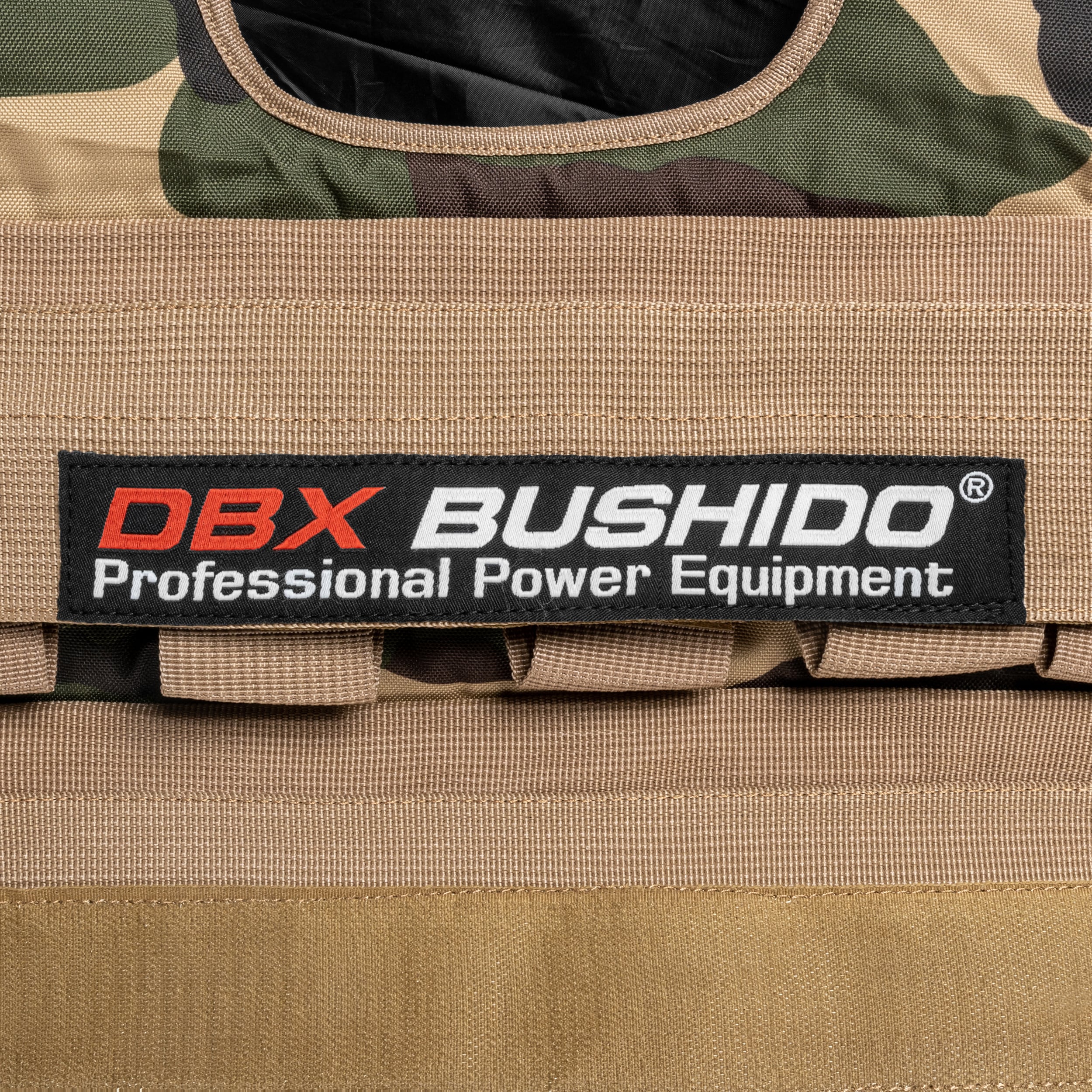 DBX Bushido - Gewichtsweste mit 30 Taschen - Moro