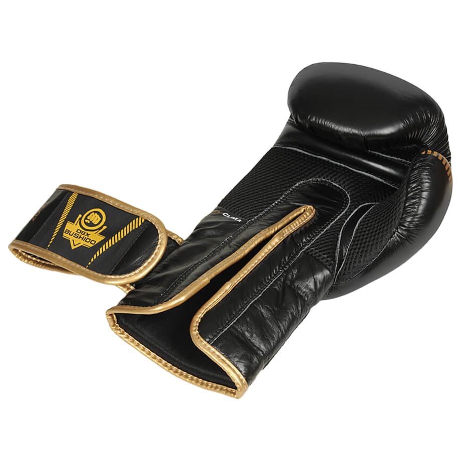 DBX Bushido - B-2V13 10 oz Boxhandschuhe - Schwarz-Gold